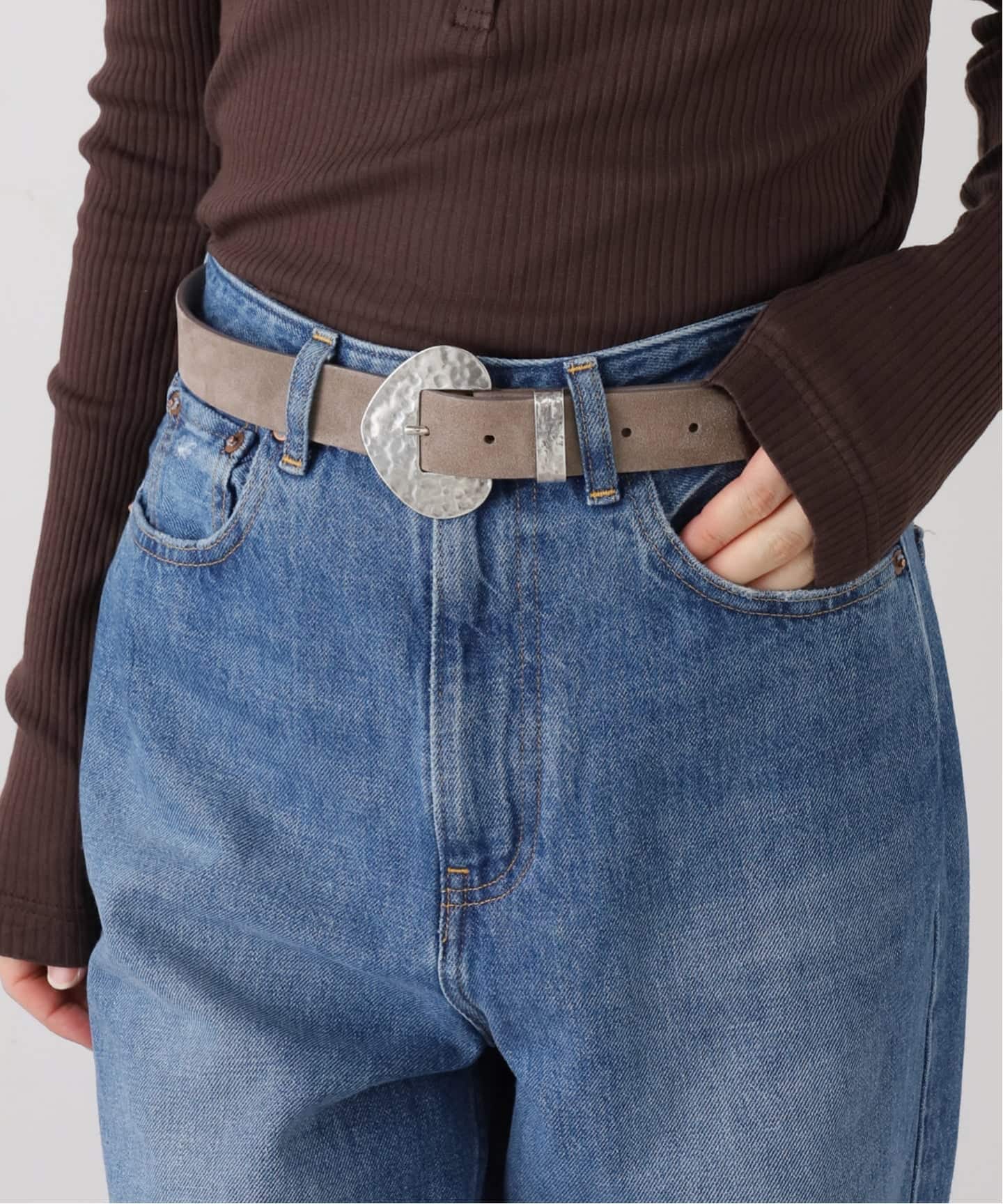 LEFIJE/レフィエ 30mm スウェードレザーベルト（ベルト）｜Spick and