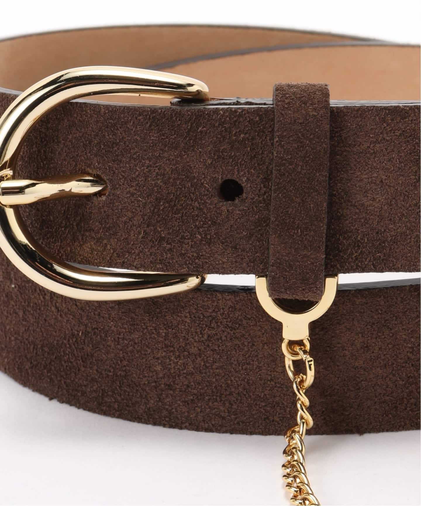US 三軒茶屋 Leather Chain Link ベルトループ LEFIJE/レフィエ チェーンツキベルト（ベルト）｜UBY Spick & Span