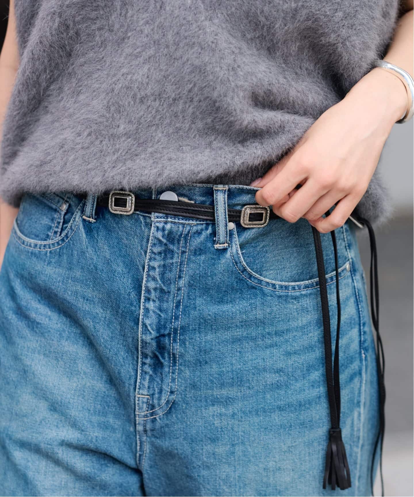 PUNTOVITA / プントヴィータ SQUARE CONCHO BELT（ベルト）｜FRAMeWORK