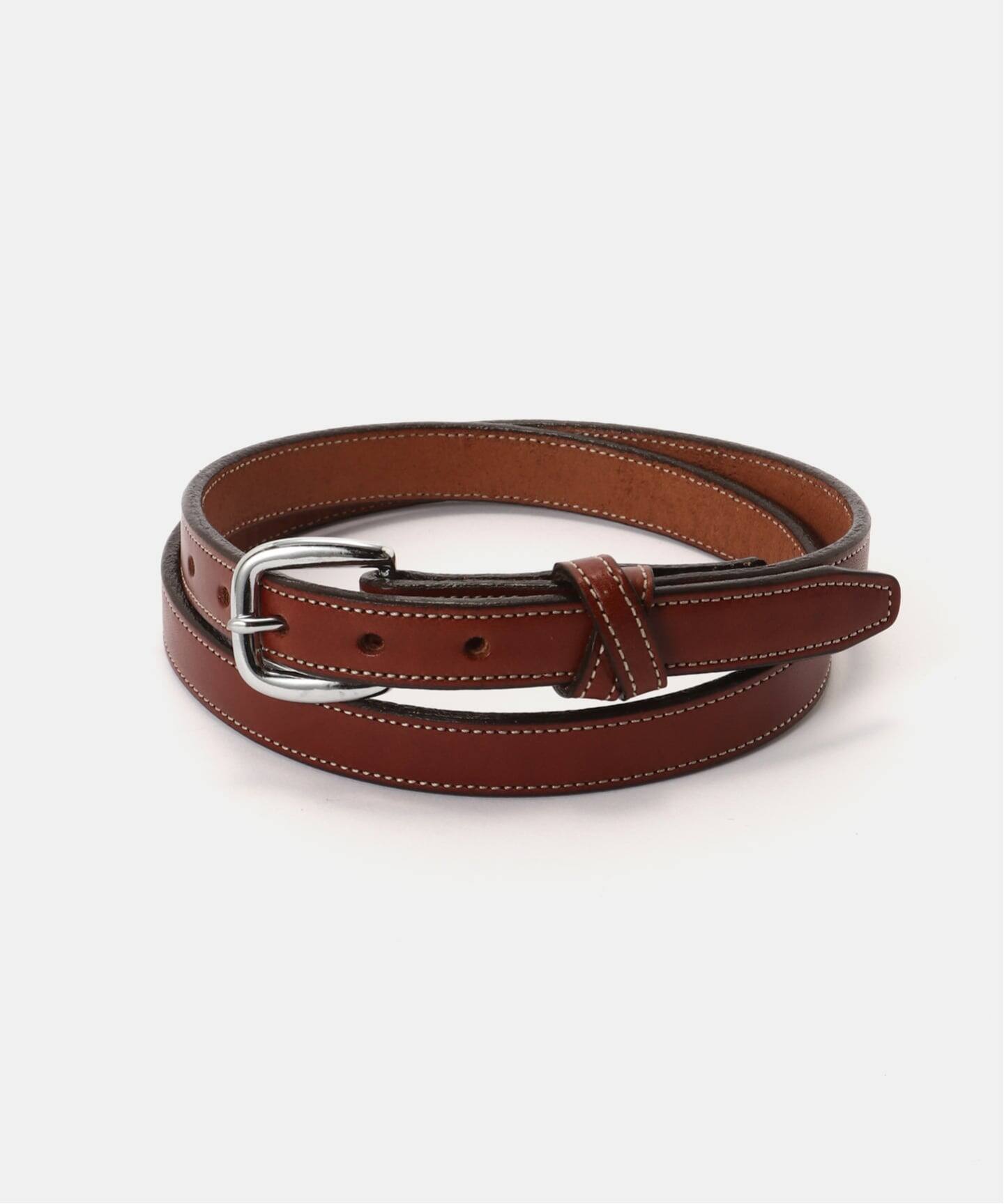 新品　FRAMeWORK TORY LEATHER ベルト茶　32 USA製 TORY LEATHER/トリーレザー 3/4 narrow ベルト（ベルト）｜FRAMeWORK