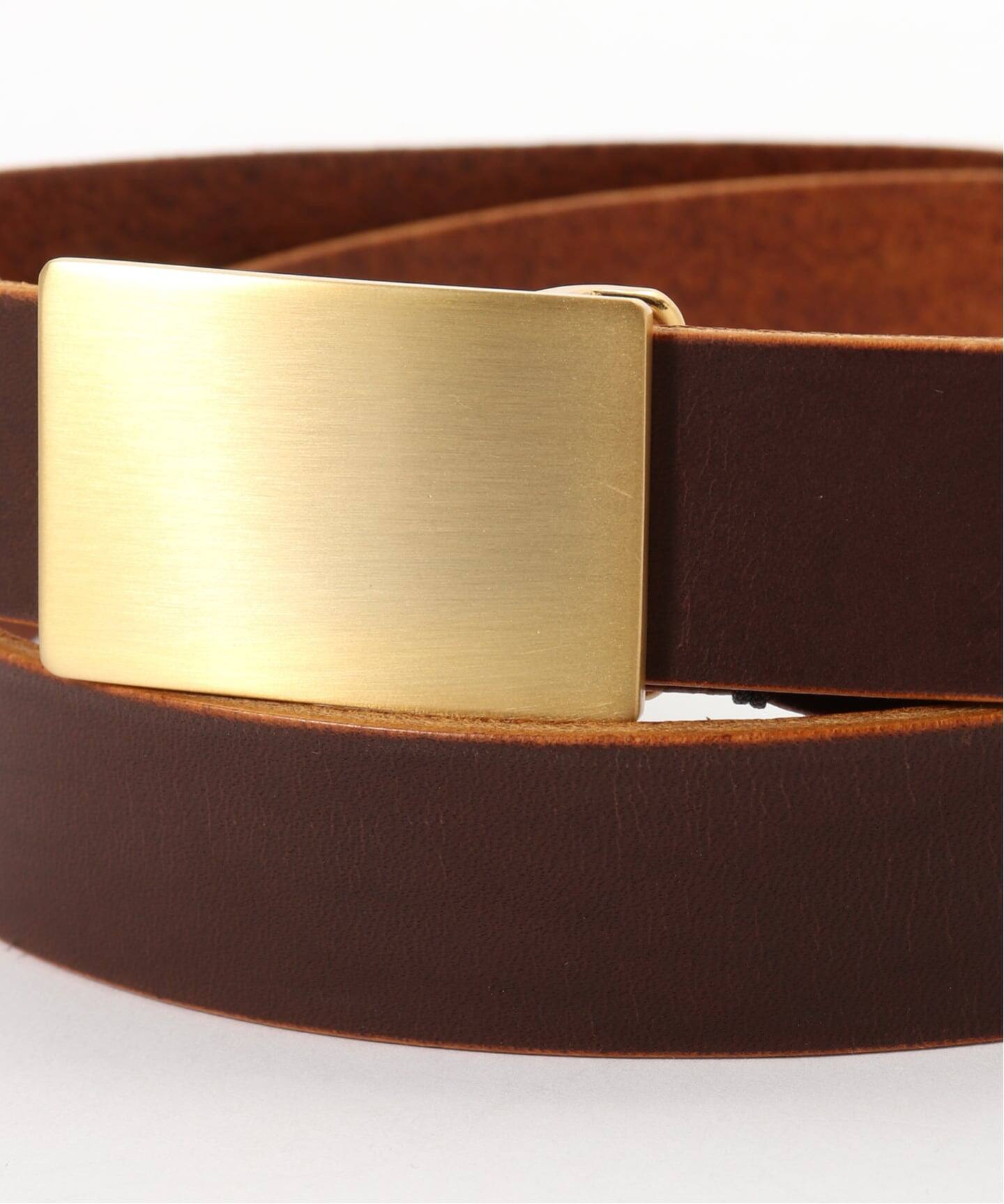 Hender scheme エンダースキーマ ベルト ダークブラウン HENDER SCHEME/エンダースキーマ solid buckle belt（ベルト