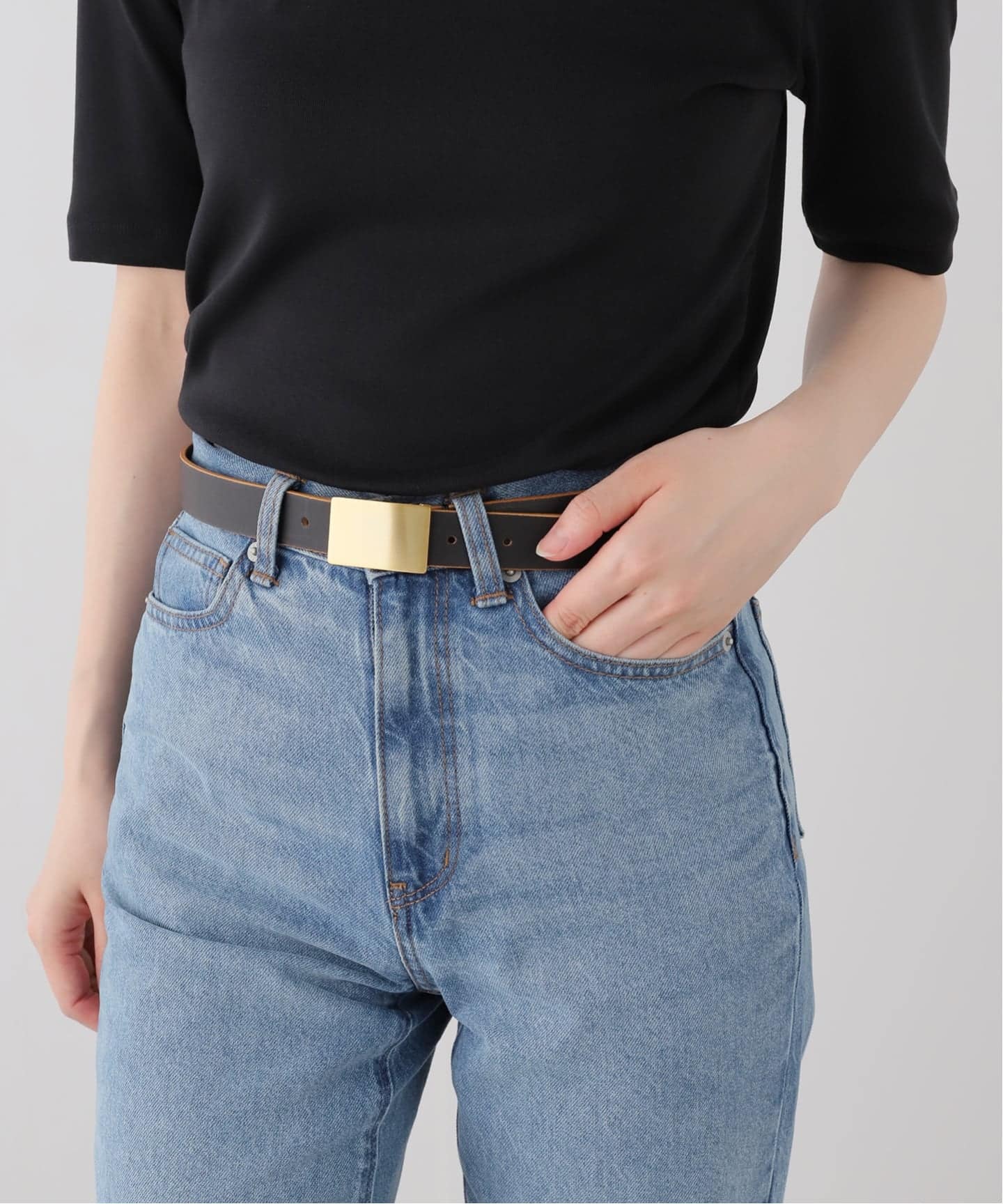 HENDER SCHEME/エンダースキーマ solid buckle belt（ベルト