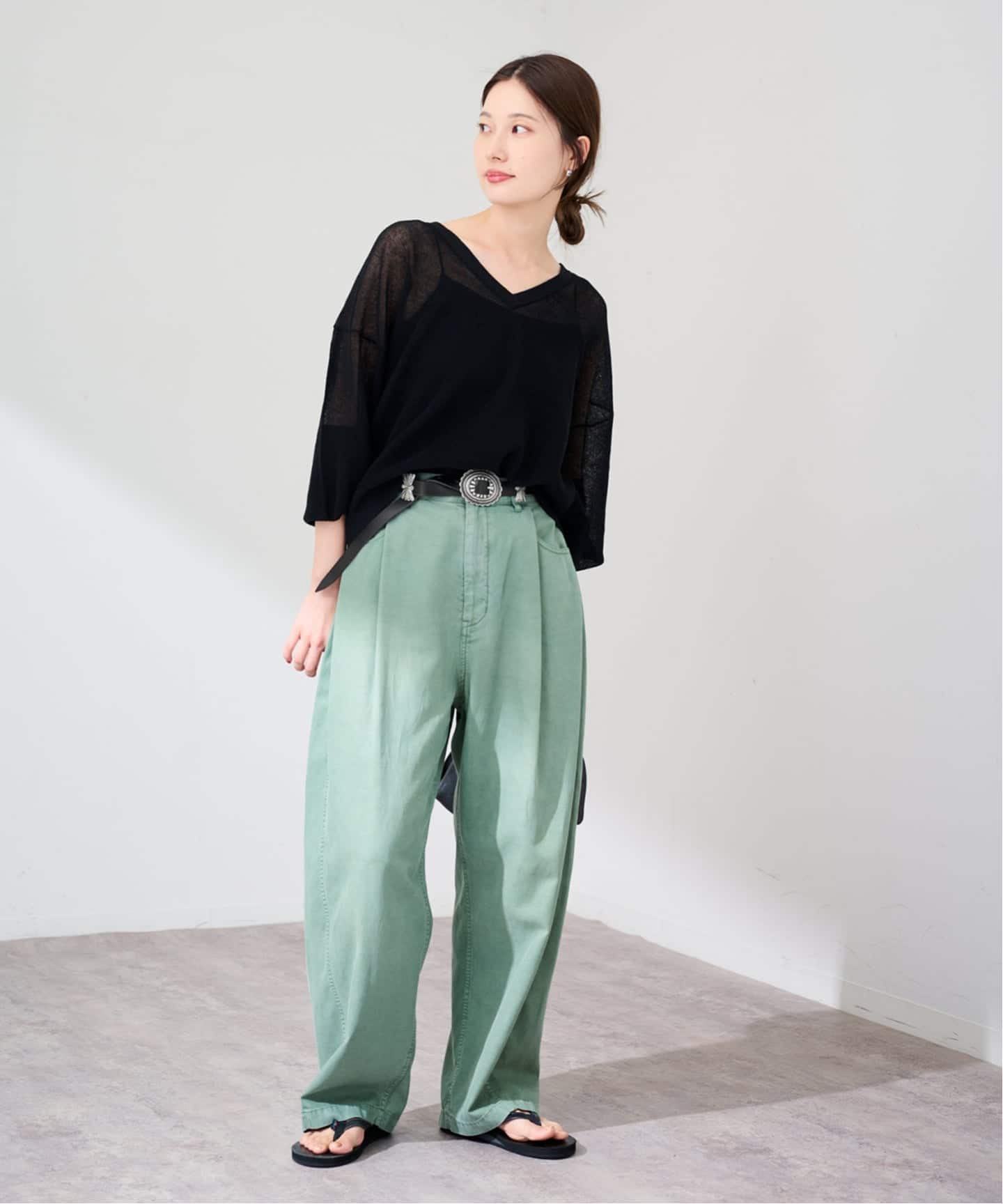 PUNTOVITA / プントヴィータ 別注CONCHO BELT LARGE（ベルト
