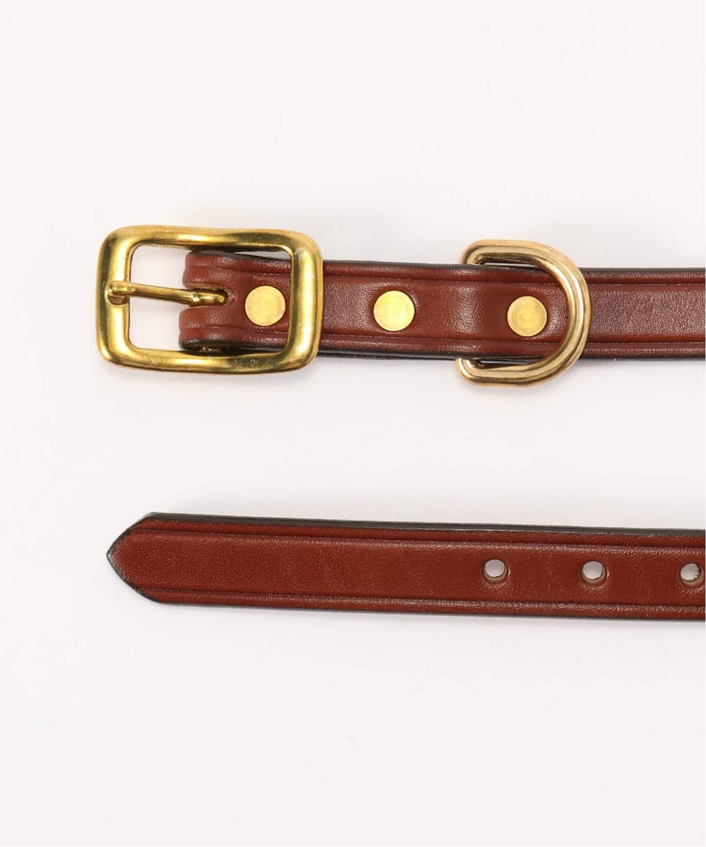 TORY LEATHER/トリーレザー 3/4WIDE PLAIN CREASED BELT（ベルト