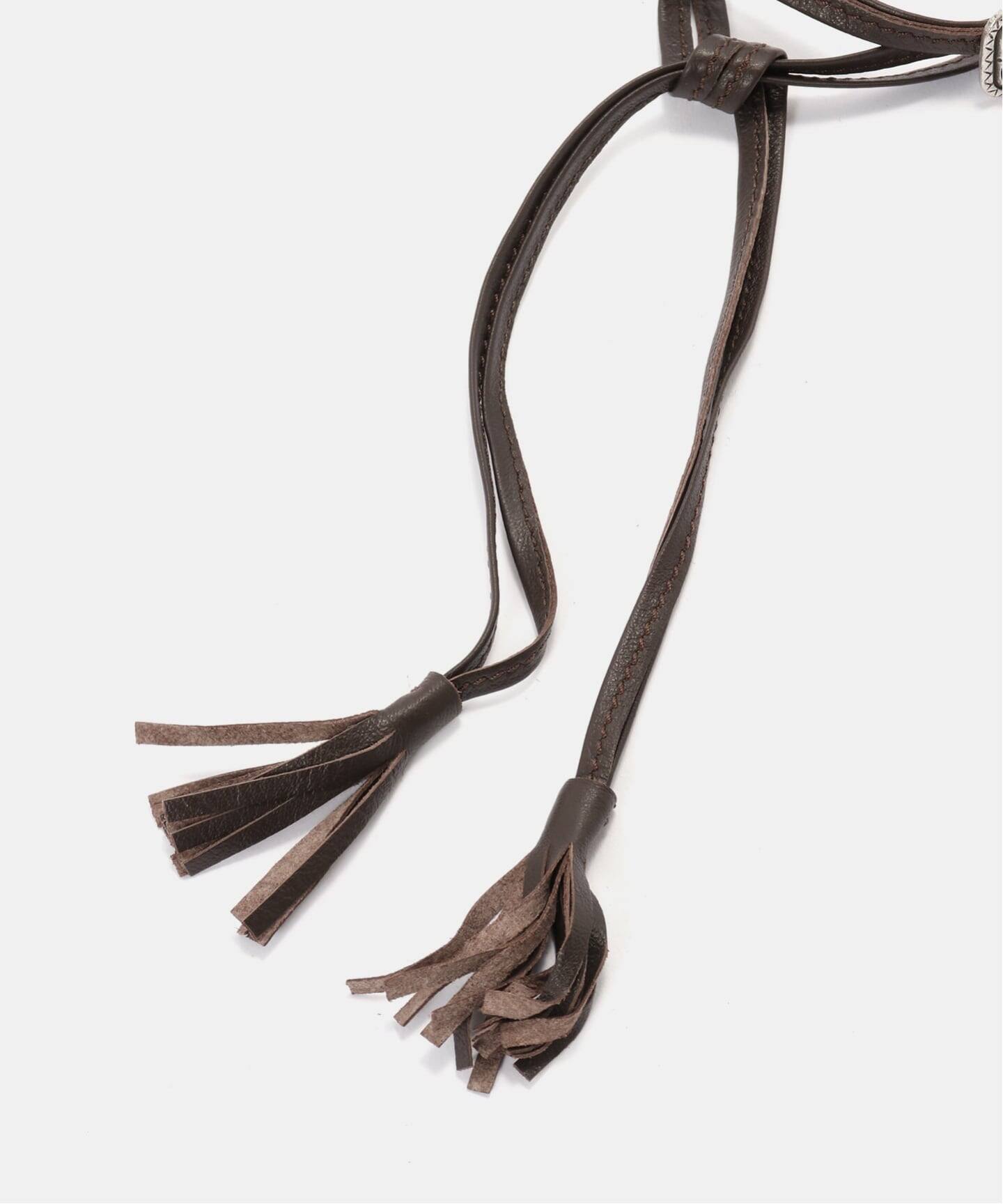 ≪追加予約≫PUNTOVITA / プントヴィータ SQUARE CONCHO BELT（ベルト