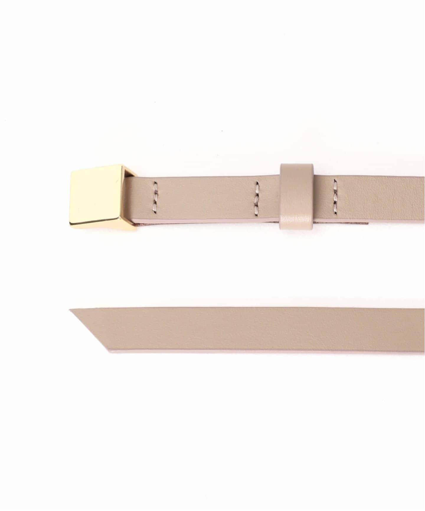 LEFIJE/レフィエ スクエアバックルベルト(1.4cm)（ベルト）｜NOBLE