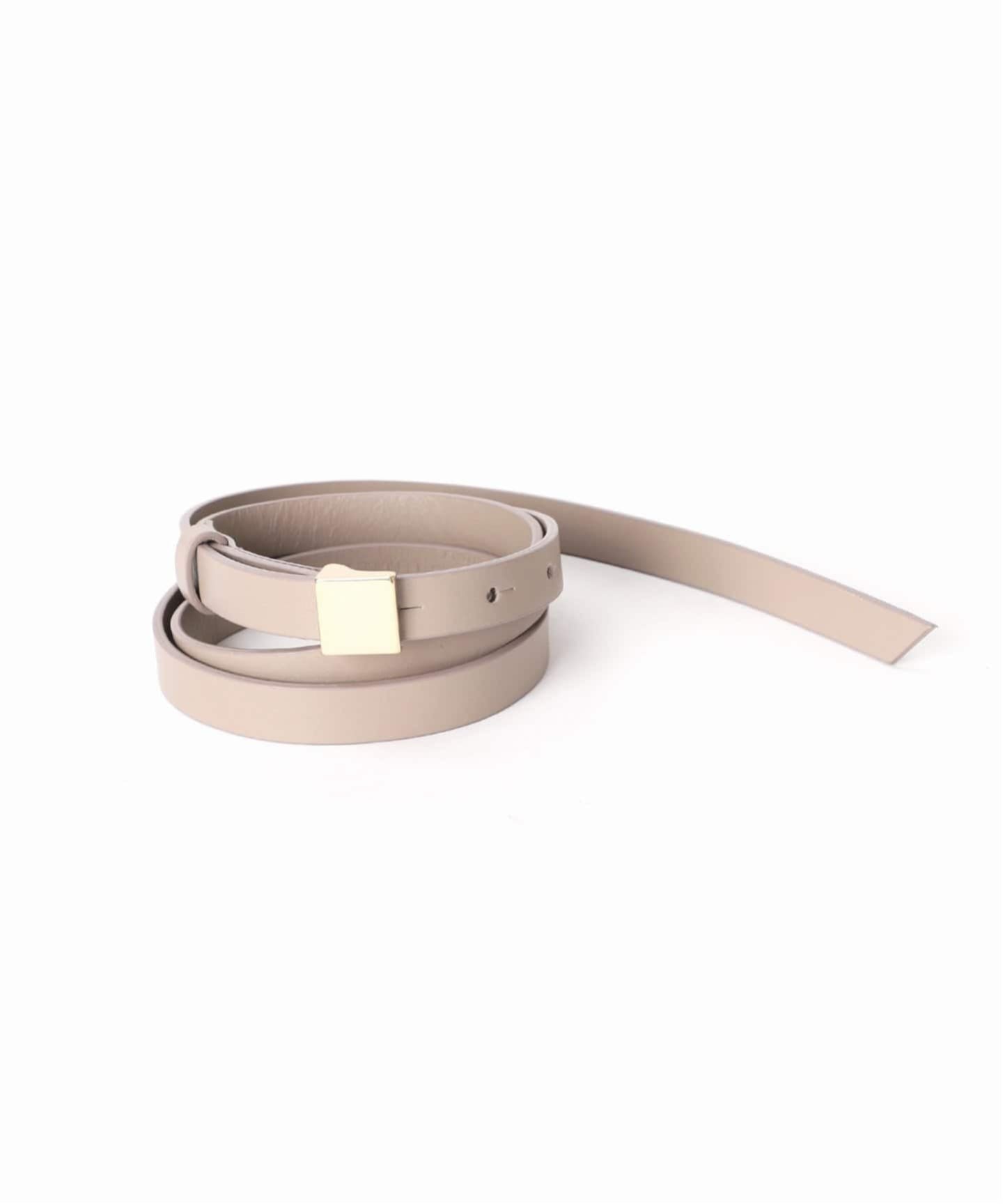 LEFIJE SQ BACKLE ベルト LEFIJE/レフィエ スクエアバックルベルト(1.4cm)（ベルト）｜NOBLE