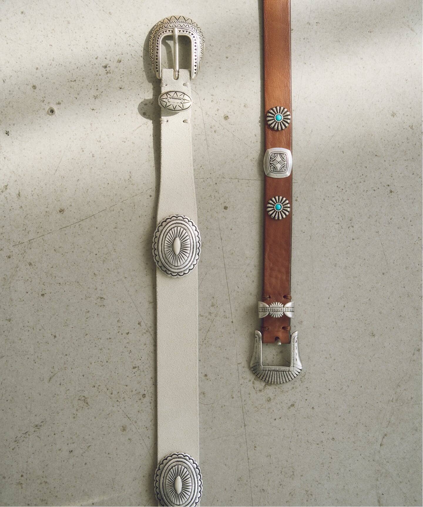 PUNTOVITA/プントヴィータ CONCHO BELT(ナチュラル)（ベルト）｜NOBLE