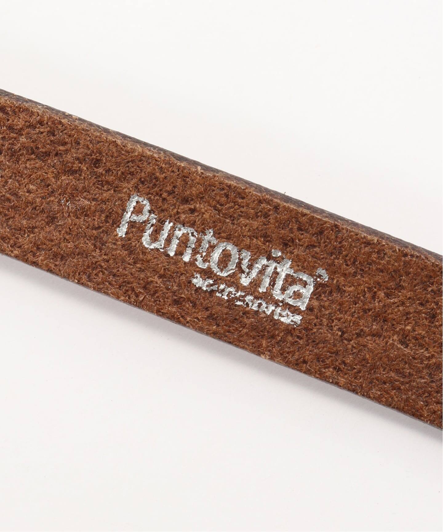 PUNTOVITA/プントヴィータ CONCHO BELT(キャメル)（ベルト）｜NOBLE