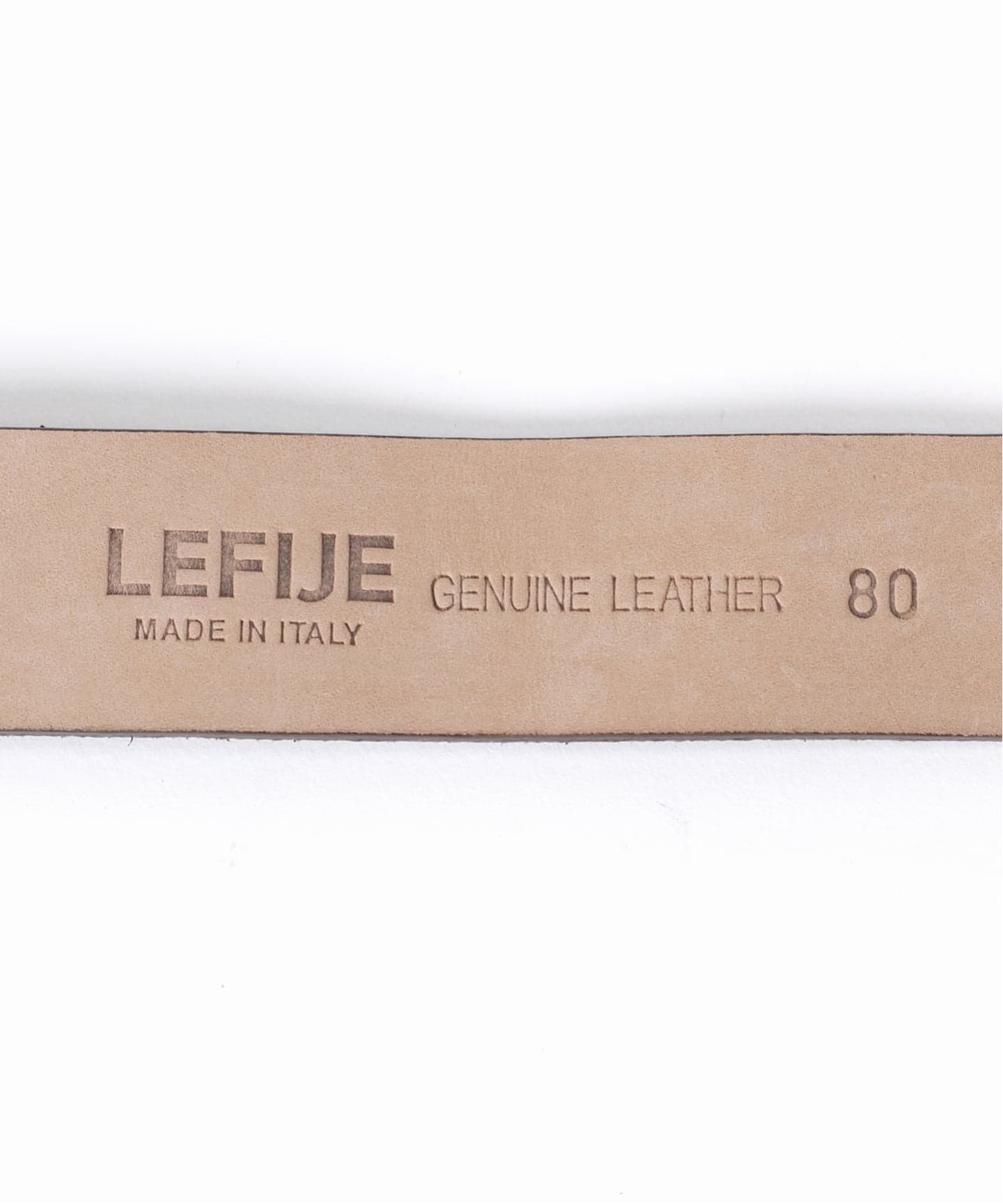 追加》LEFIJE/レフィエ Cowベルト(スウェード)（ベルト）｜NOBLE