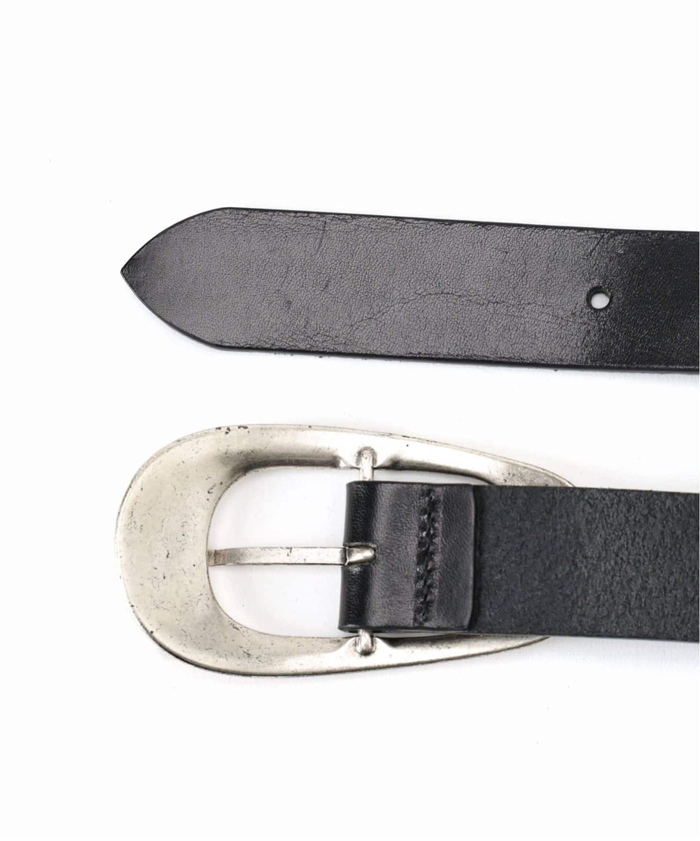 LEFIJE COW ベルト　黒 LEFIJEのレザーバックルベルト COW | 送料無料|BLACK | COW | DANJO