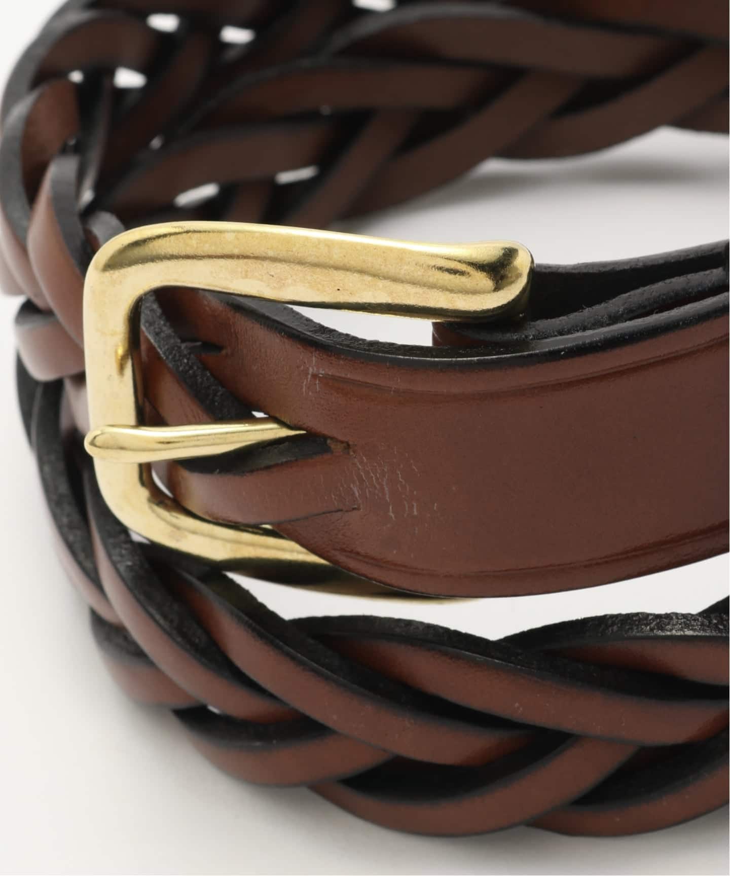 TORY LEATHER / トリーレザー 1 1/4 BRAINDED BELT（ベルト）｜417