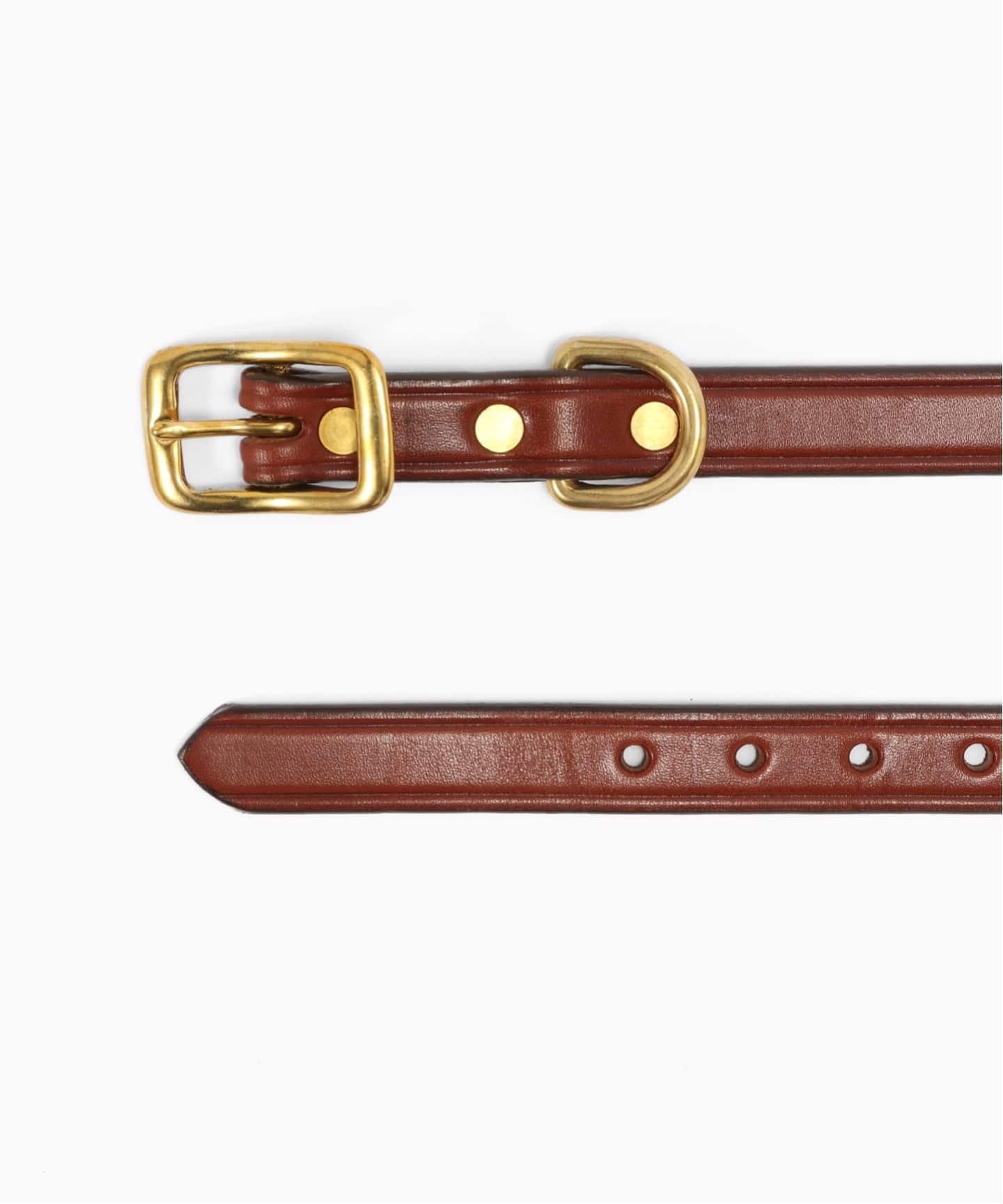 TORY LEATHER / トリーレザー 3/4 wide plain creased belt（ベルト