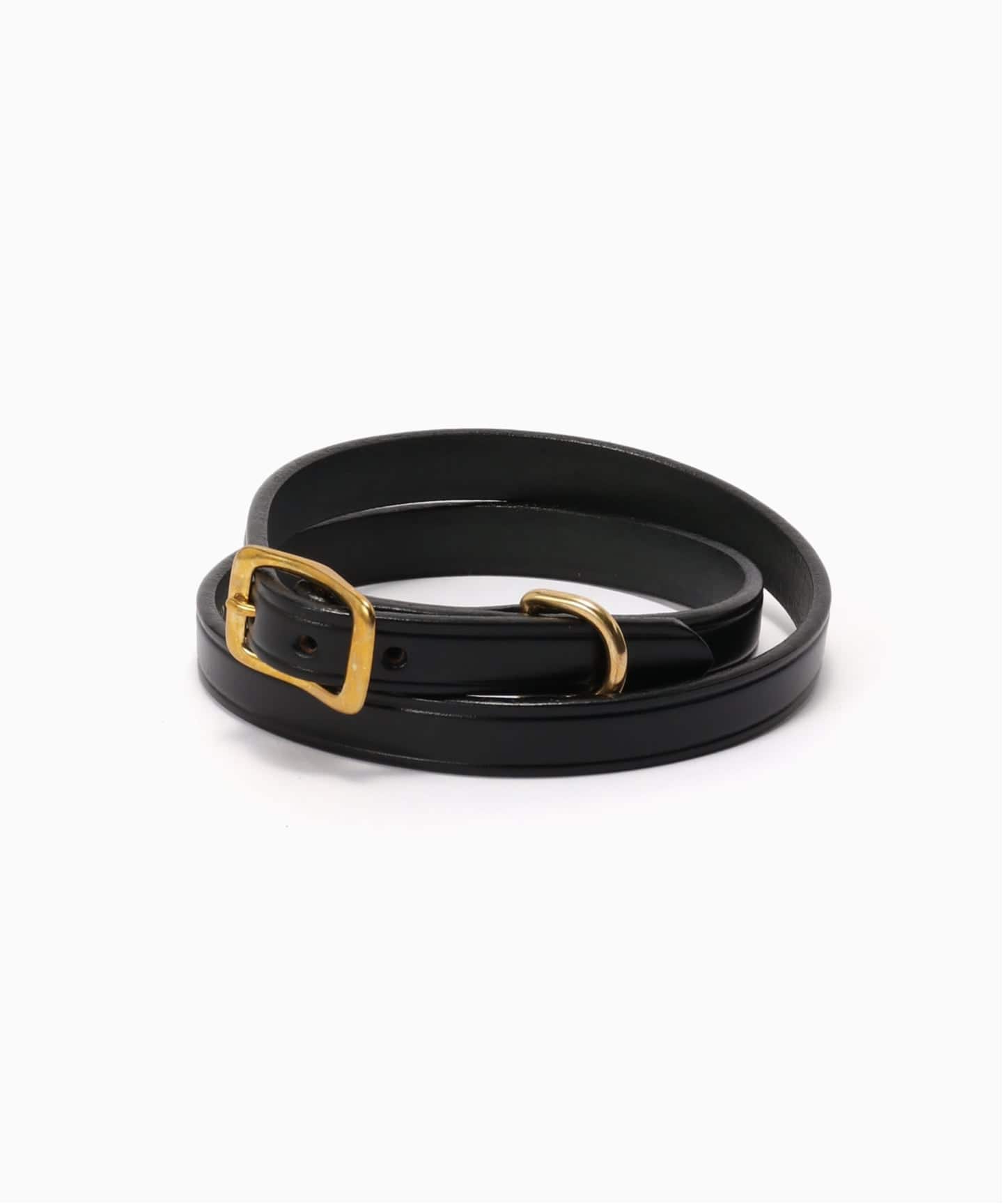 TORY LEATHER / トリーレザー 3/4 wide plain creased belt（ベルト