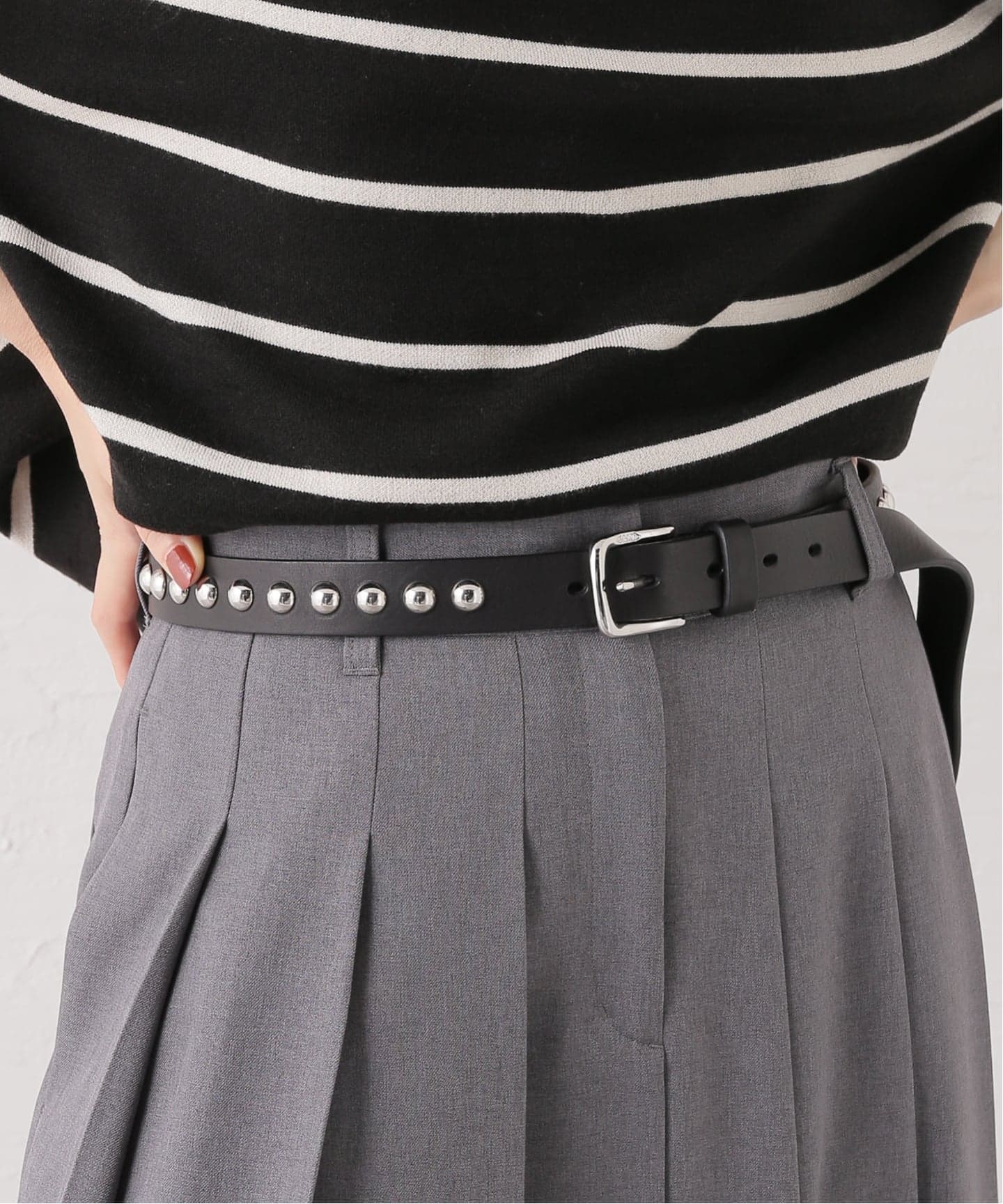 J&M DAVIDSON/ジェイ＆エム デヴィッドソン DOME RIVETS BELT 25MM