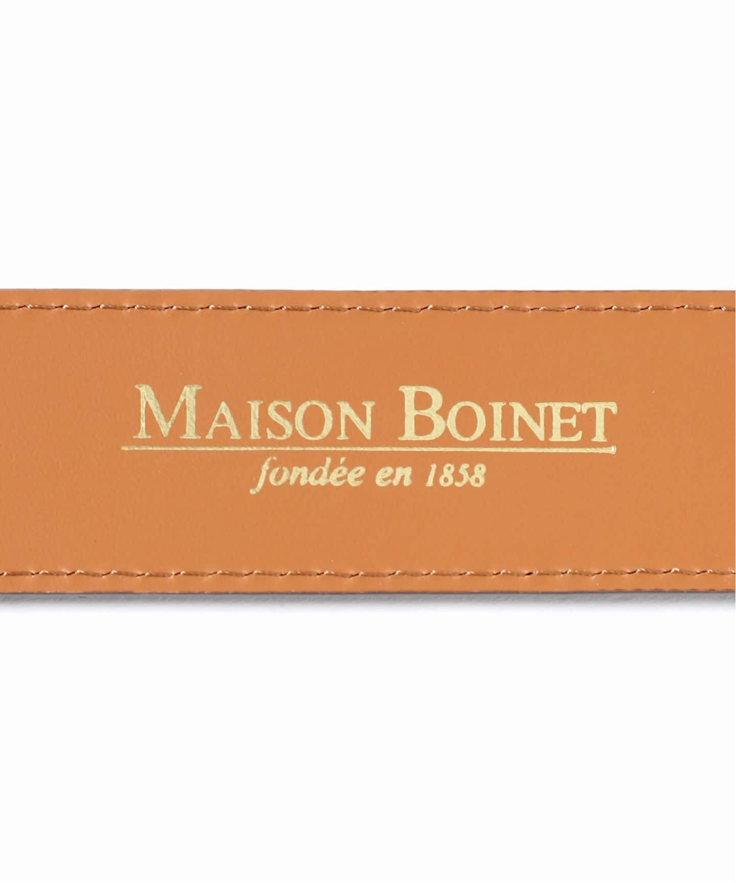 追加7》【MAISON BOINET】30 mm belt in nappa leather lined cru
