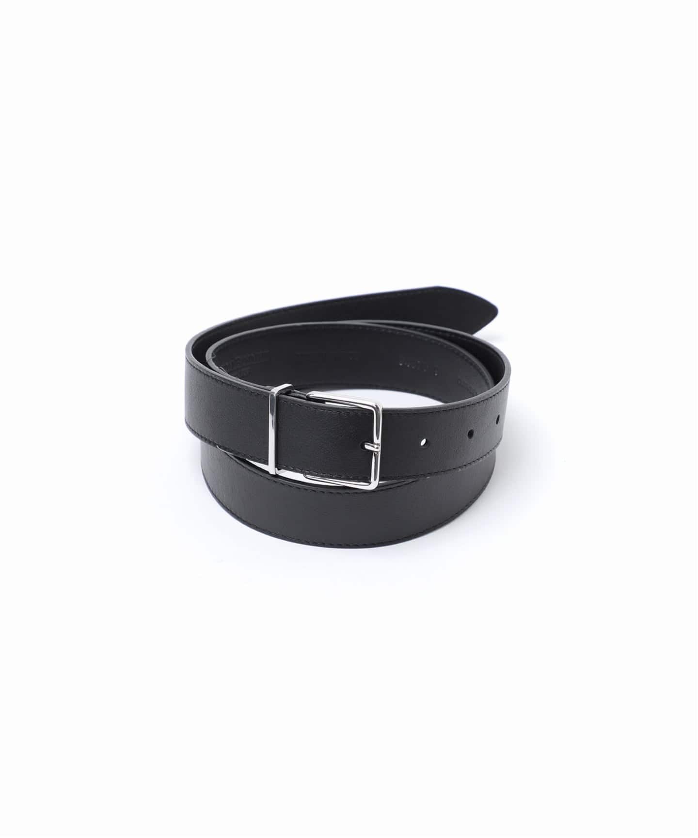 MAISON BOINET　30MM幅　黒ベルト 追加予約》【MAISON BOINET/メゾンボワネ】30MM BELT IN NAPPA LEATHER