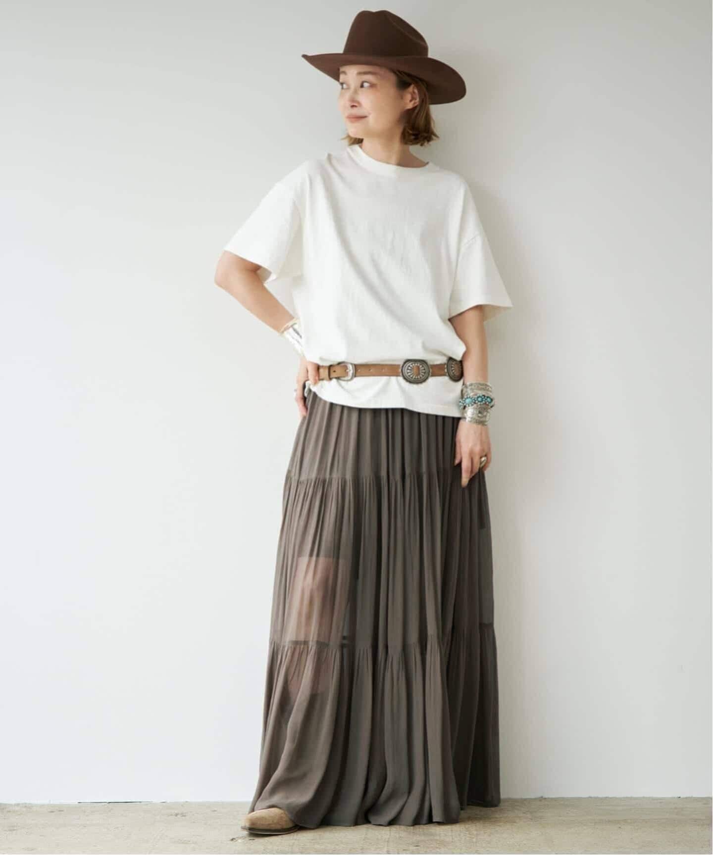 予約》【PUNTOVITA/プントヴィータ】CONCHO BELT BEIGE（ベルト