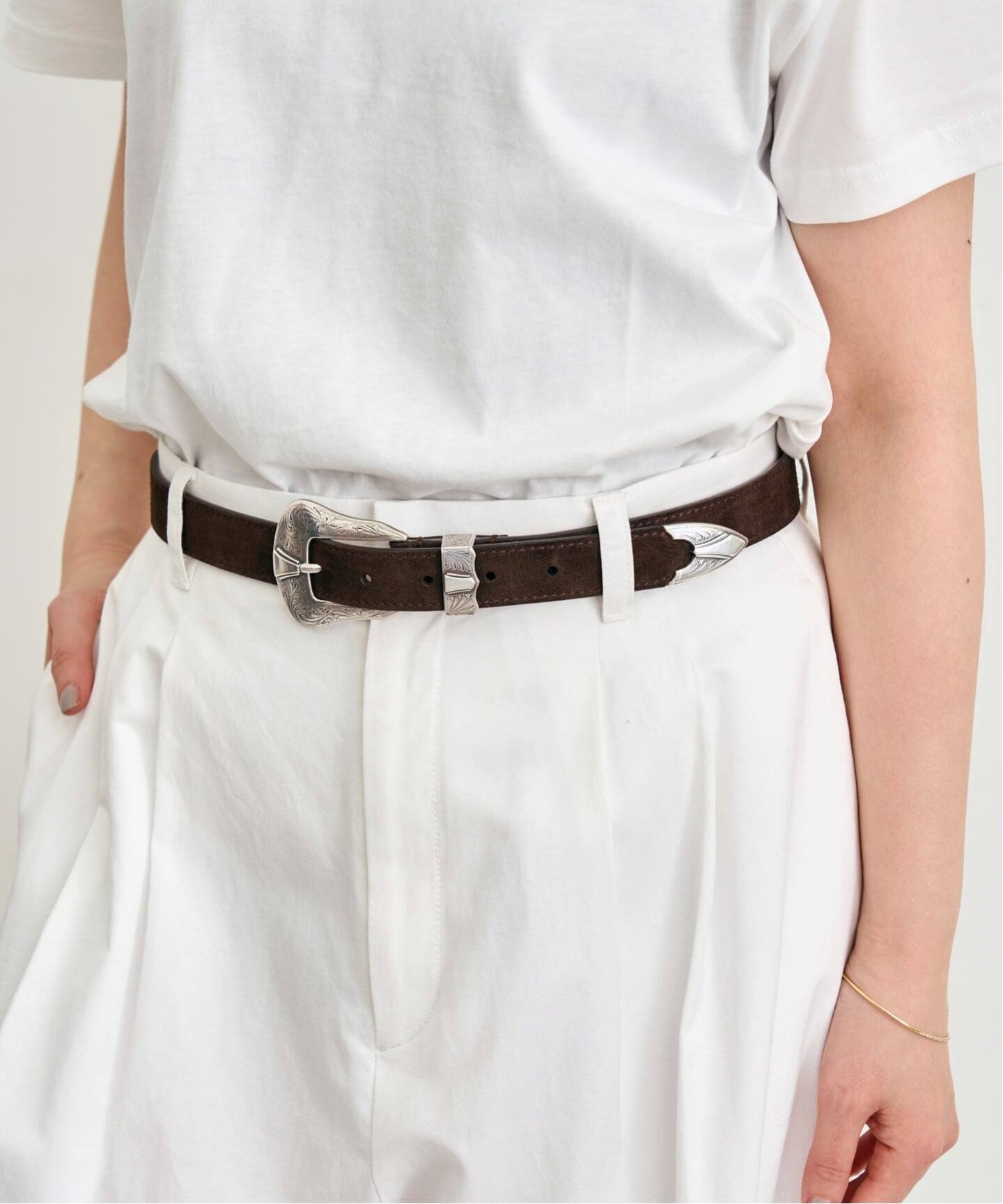 KATECATE/ケイト ケイト】 DUTTON BELT SUEDE（ベルト）｜L