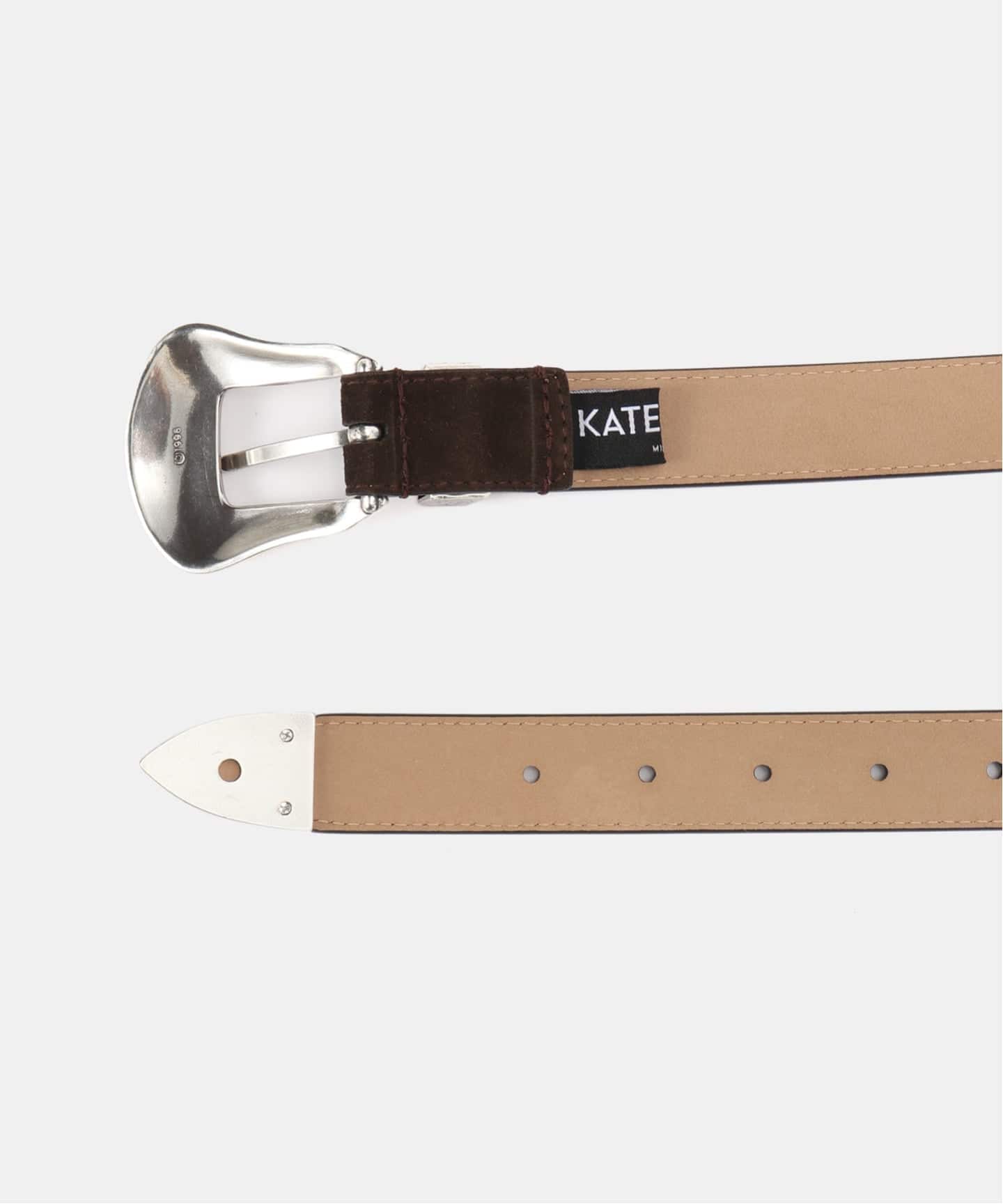 KATECATE/ケイト ケイト】 DUTTON BELT SUEDE（ベルト）｜L