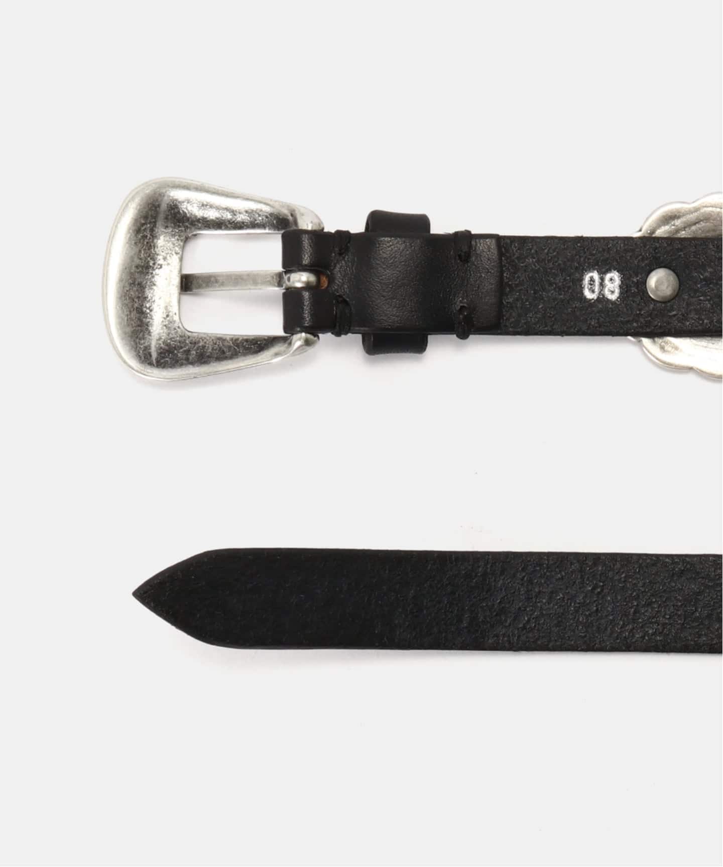 PUNTOVITA/プントヴィータ】 BLACK CONCHO BELT（ベルト）｜L