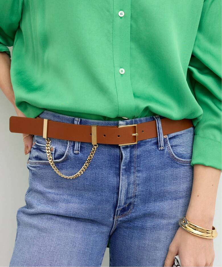 MAISON BOINET/メゾン ボワネ】 CHAIN BELT（ベルト）｜L