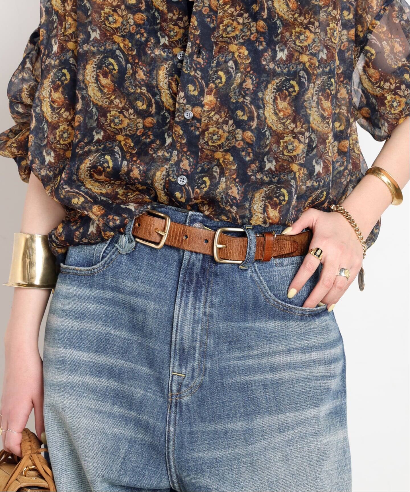R13/アールサーティーン】DOUBLE BUCKLE BELT（ベルト）｜AP STUDIO