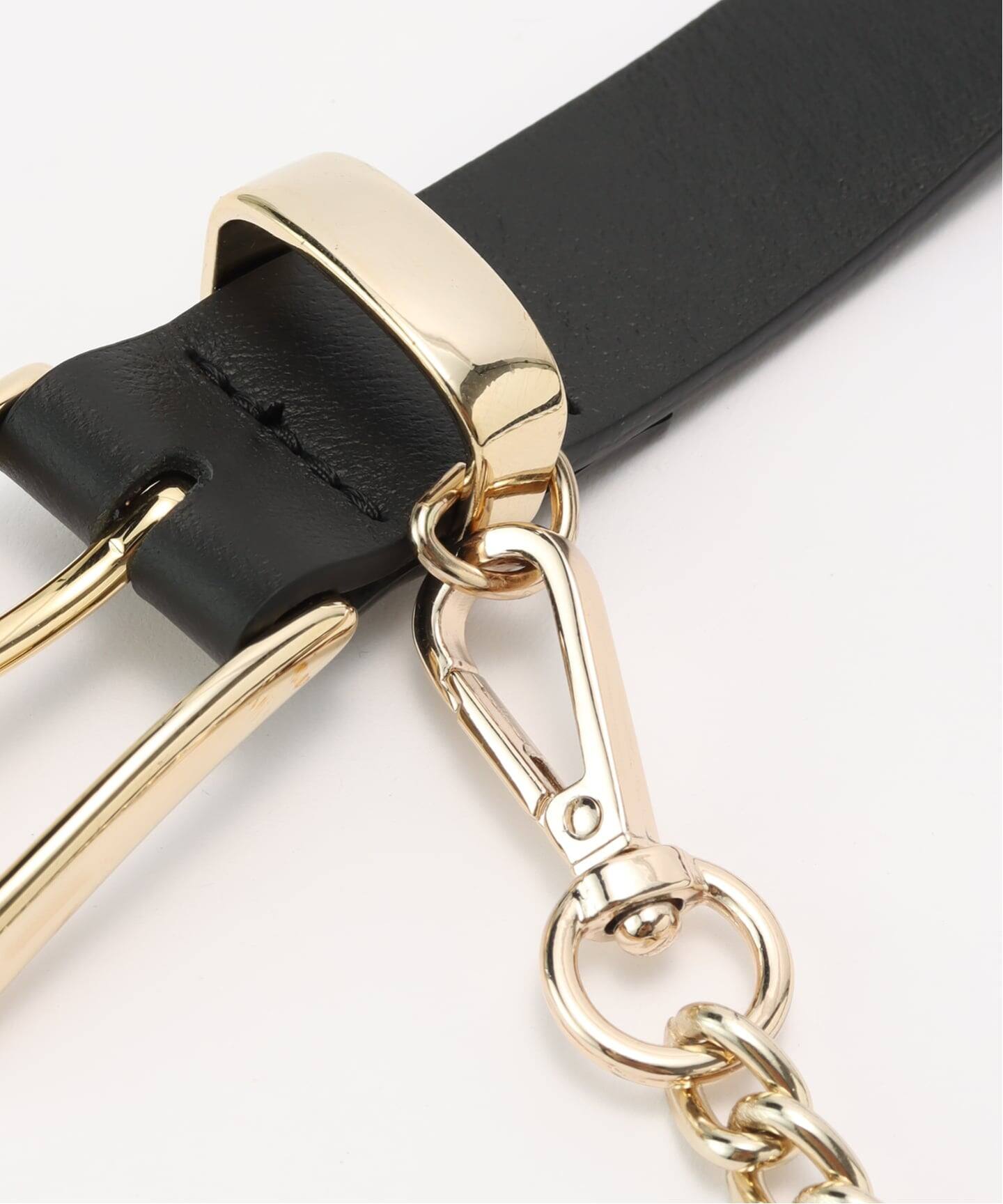 LEFIJE/レフィエ】別注2way chain leather belt（ベルト）｜AP STUDIO