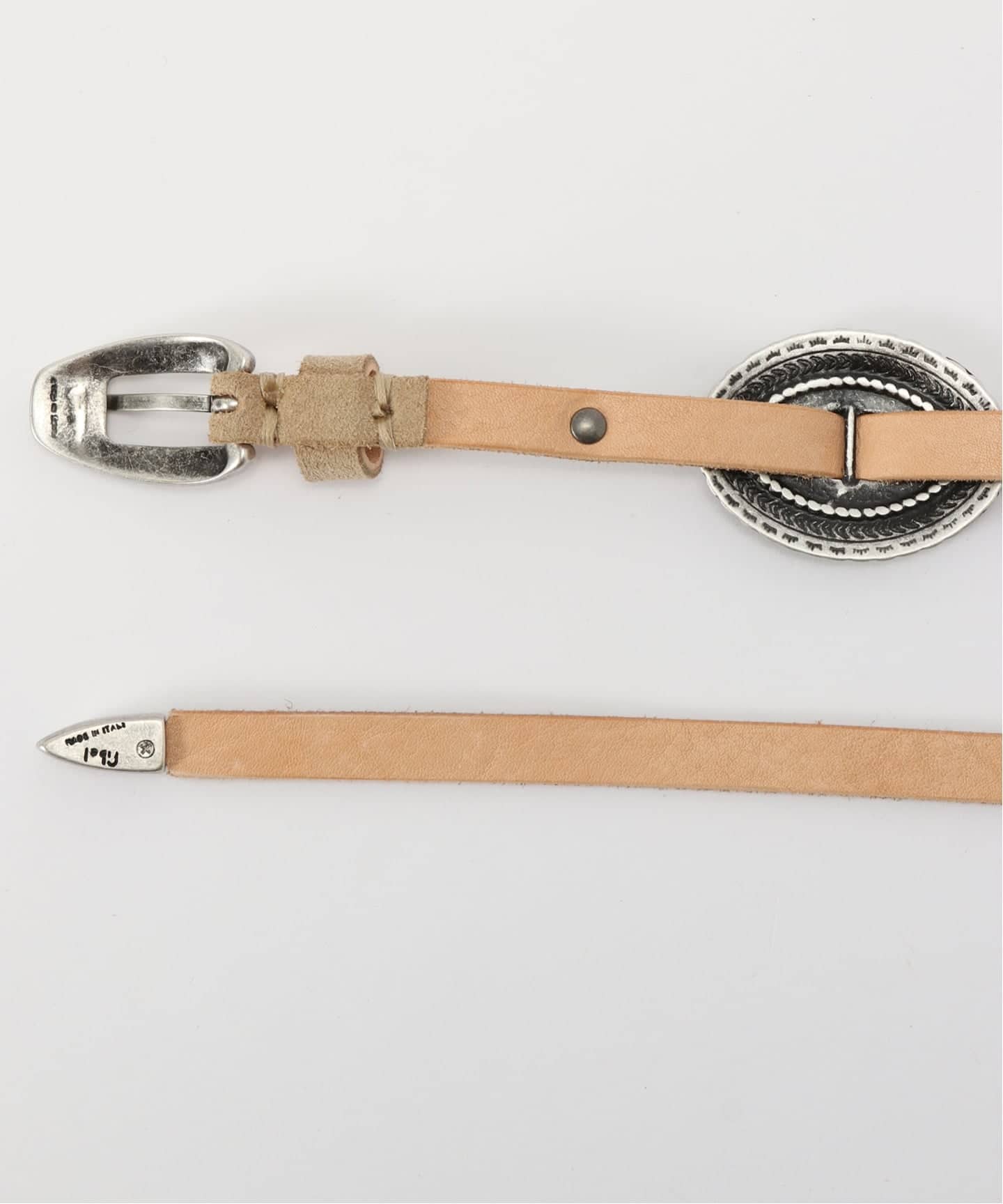 PUNTOVITA/プントヴィータ】CONCHO SUEDE BELT（ベルト）｜AP STUDIO