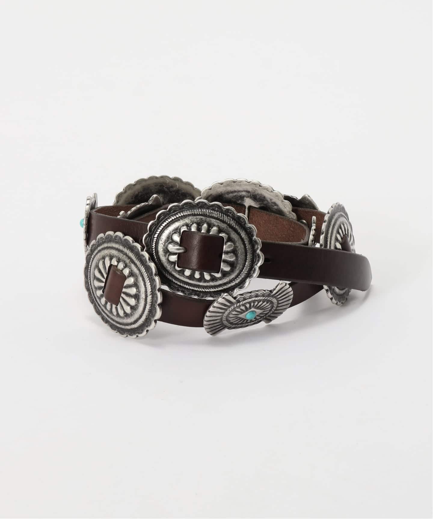 PUNTOVITA/プントヴィータ】CONCHO LEATHER BELT（ベルト）｜AP STUDIO