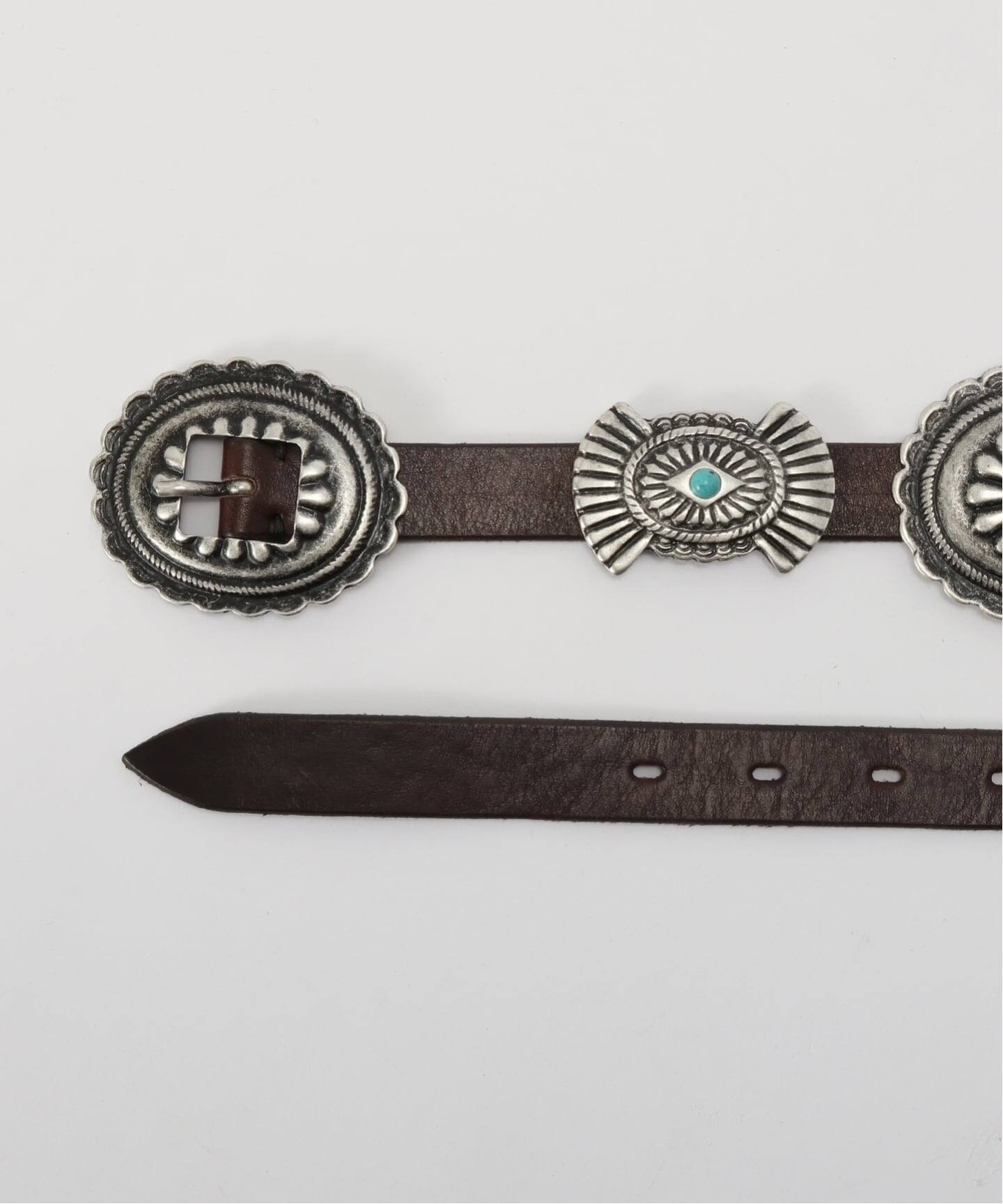 PUNTOVITA/プントヴィータ】CONCHO LEATHER BELT（ベルト）｜AP STUDIO