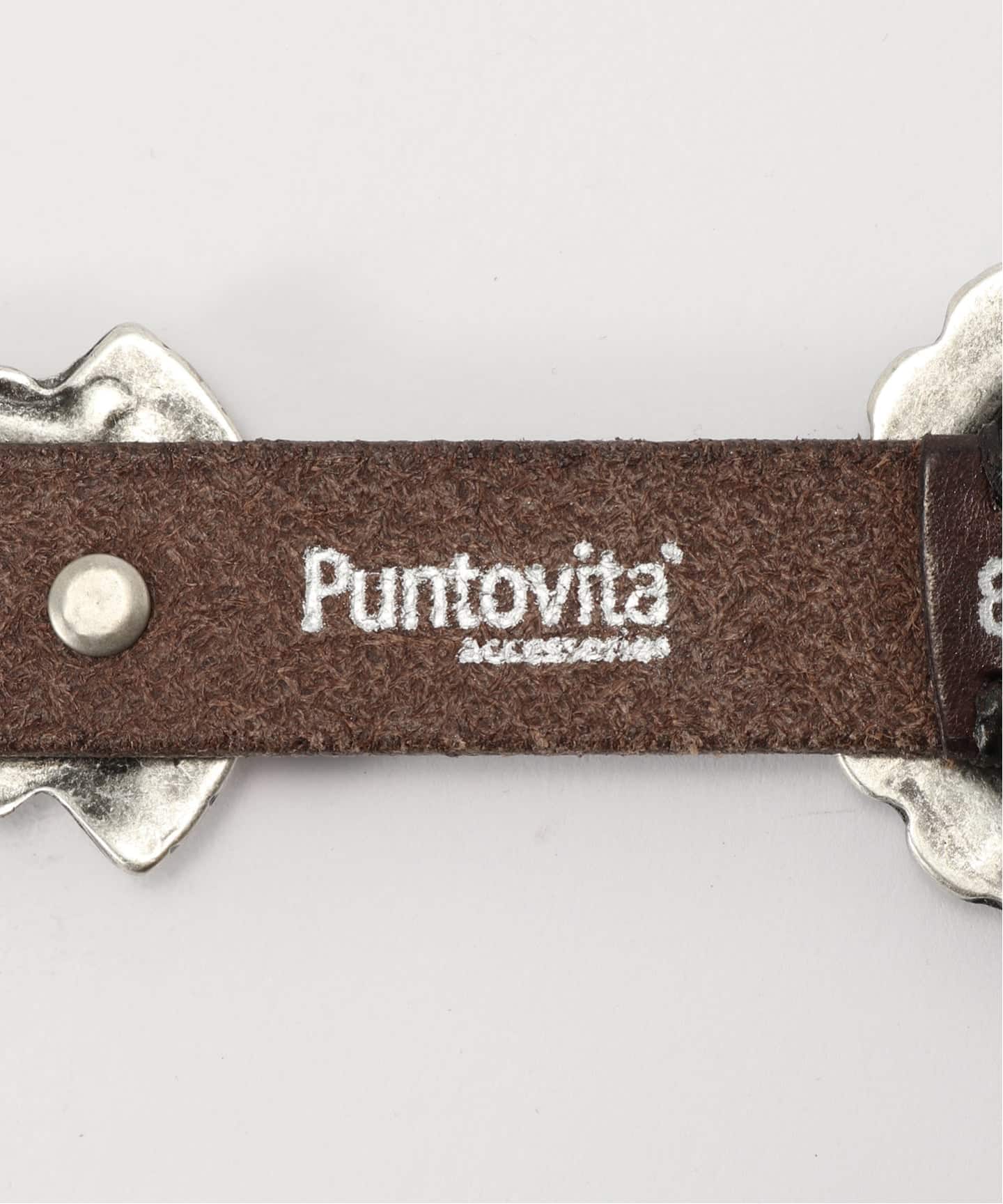 PUNTOVITA/プントヴィータ】CONCHO LEATHER BELT（ベルト）｜AP STUDIO
