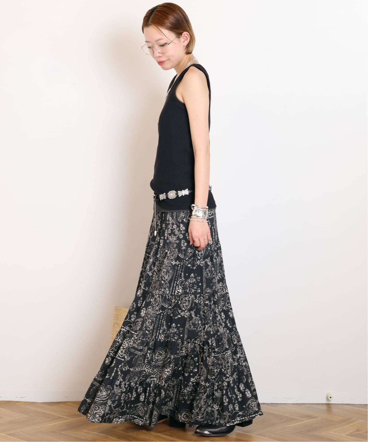 PUNTOVITA/プントヴィータ】CONCHO LEATHER SKINY BELT（ベルト）｜AP