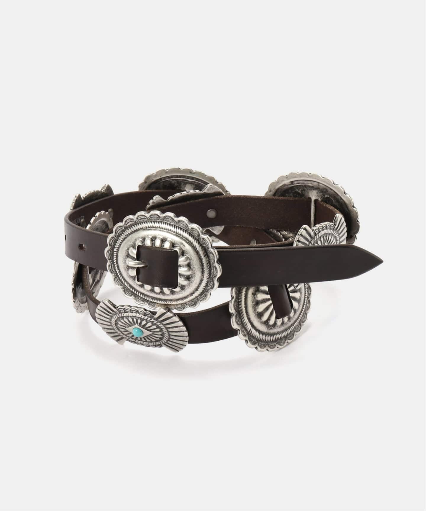 PUNTOVITA/プントヴィータ】concho leather belt（ベルト）｜AP STUDIO