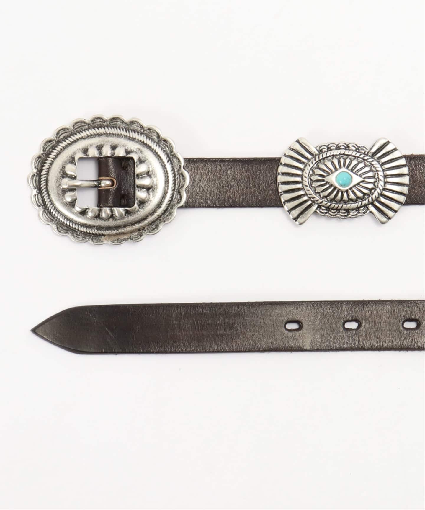 PUNTOVITA/プントヴィータ】concho leather belt（ベルト）｜AP STUDIO