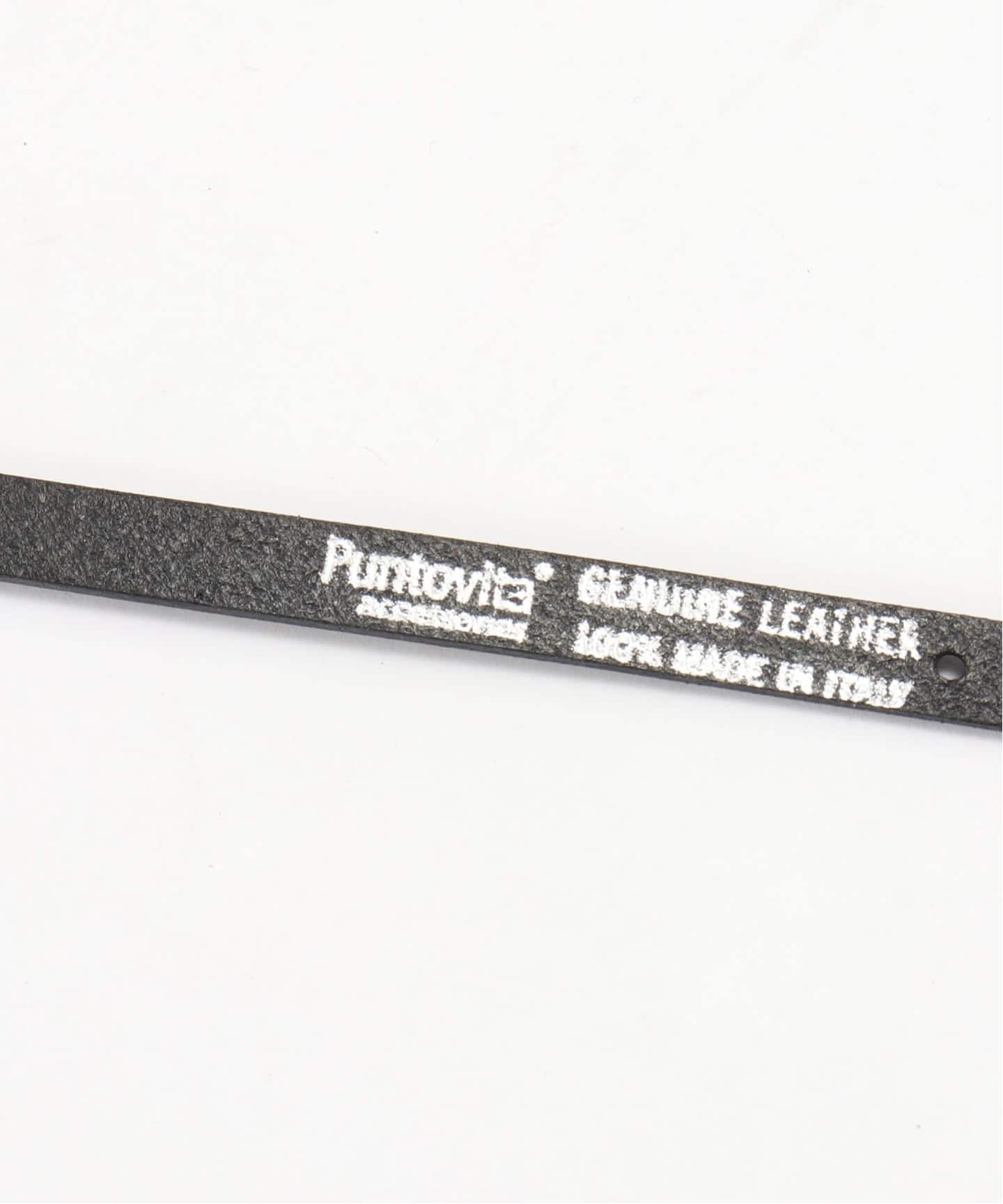 PUNTOVITA/プントヴィータ】concho leather skinny belt（ベルト）｜AP