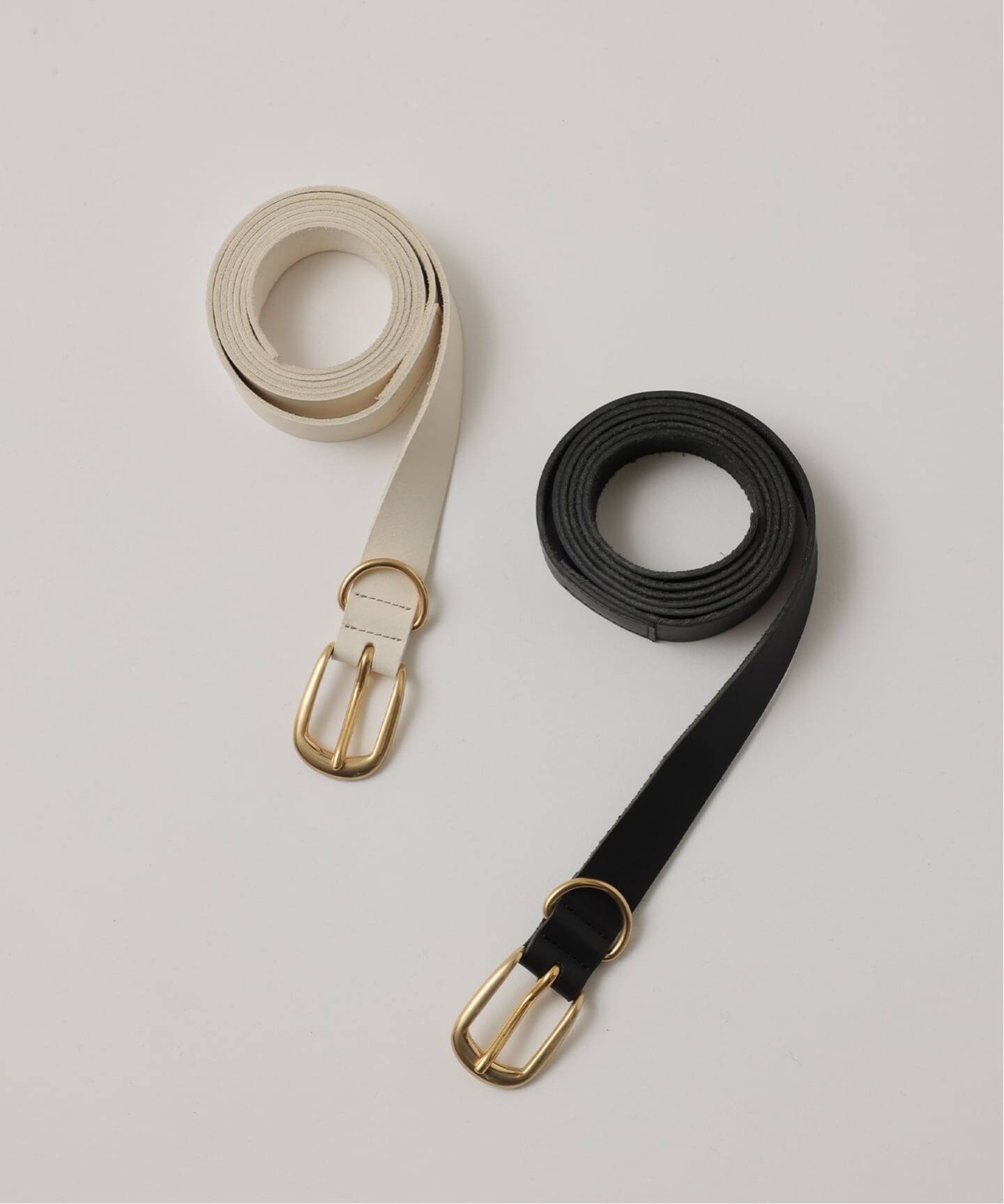FOLL / フォル】firstclass leather basic belt（ベルト）｜JOURNAL