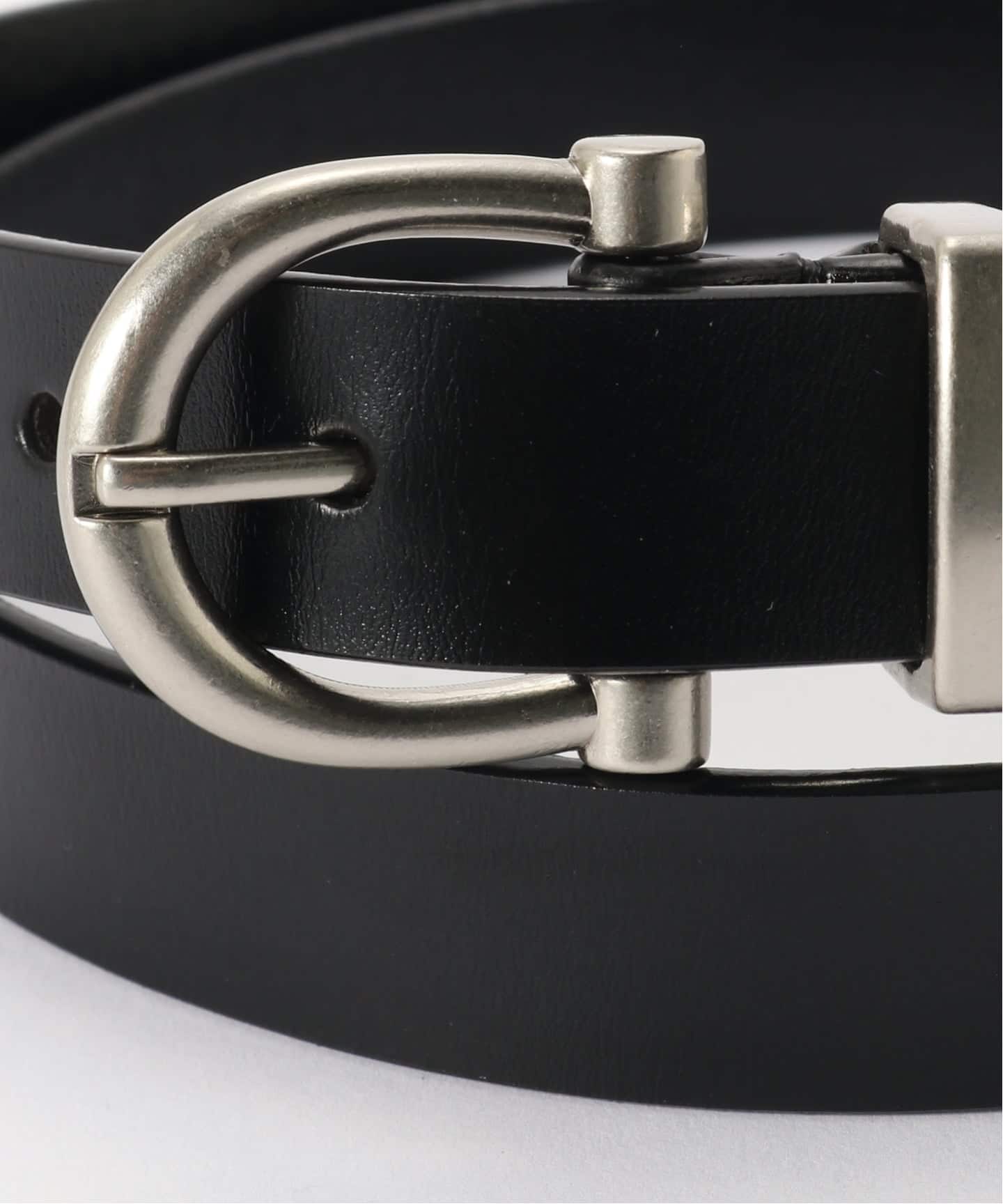 A LEATHER STUDIO ウエスタンベルト ナローベルト ブラック ウエスタン ナローベルト（ベルト）｜B.C STOCK（ベーセーストック）の