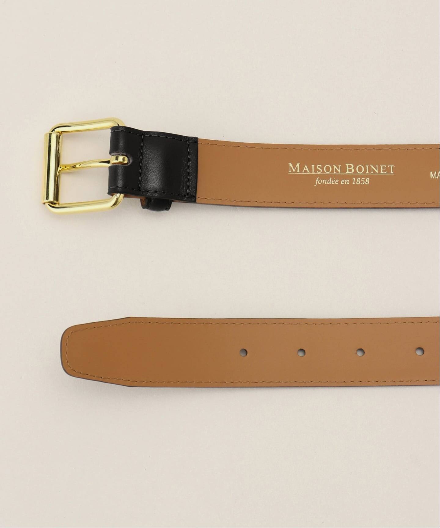 メゾンボワネ ベルト 94146G（IENA購入） 追加2》MAISON BOINET LETHER BELT ベルト 94146G（ベルト）｜IENA