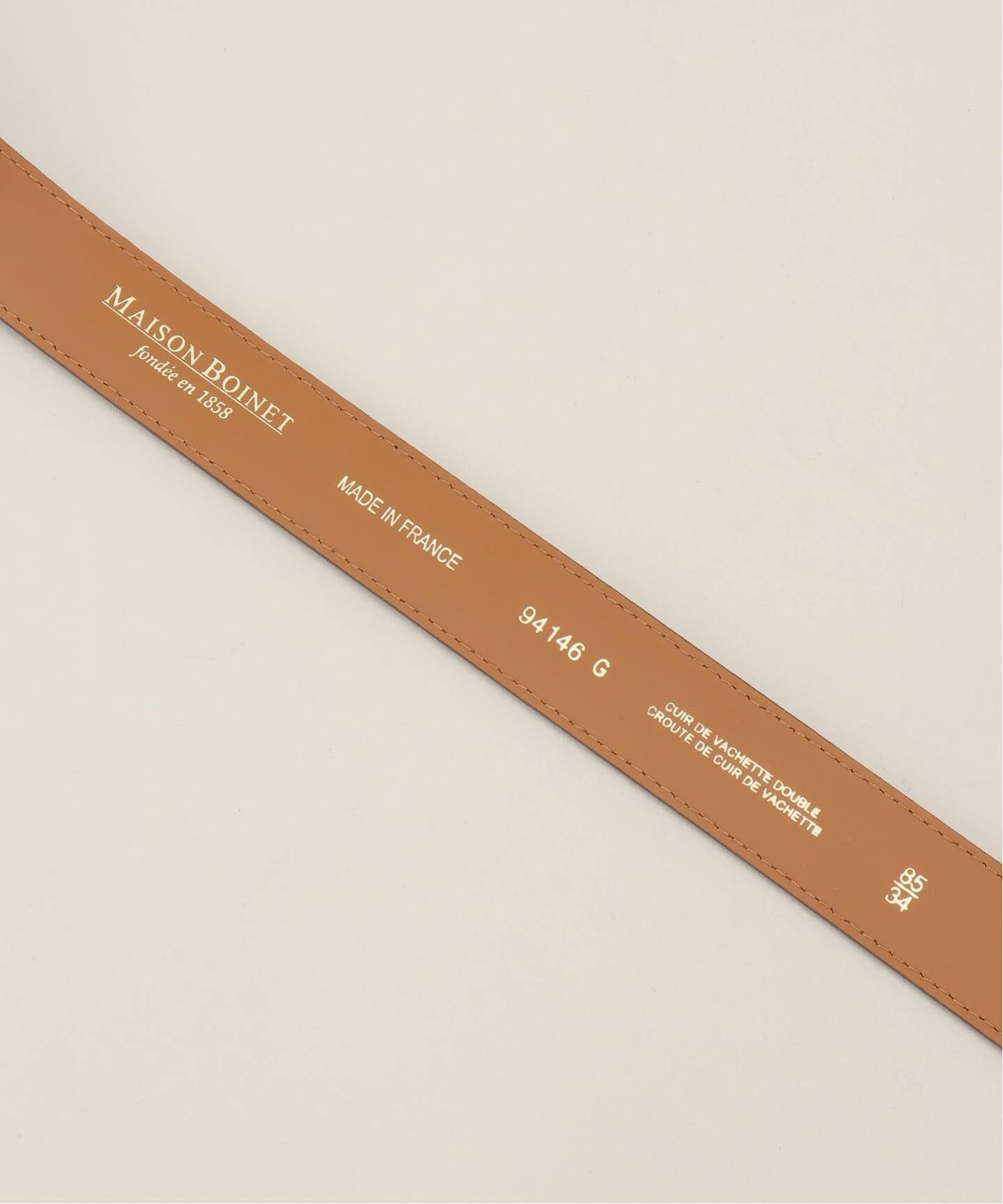 追加2》MAISON BOINET LETHER BELT ベルト 94146G（ベルト）｜IENA