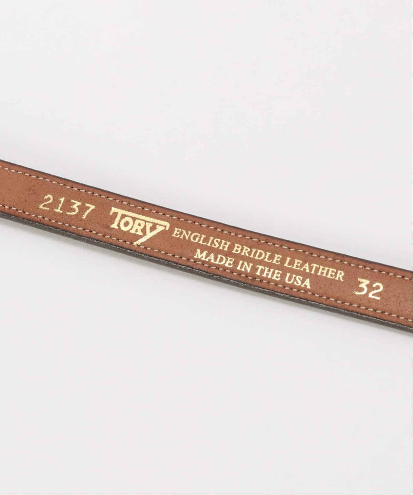 TORY LEATHER CO. / トリーレザー 3/4 INCH CROSSED ベルト（ベルト