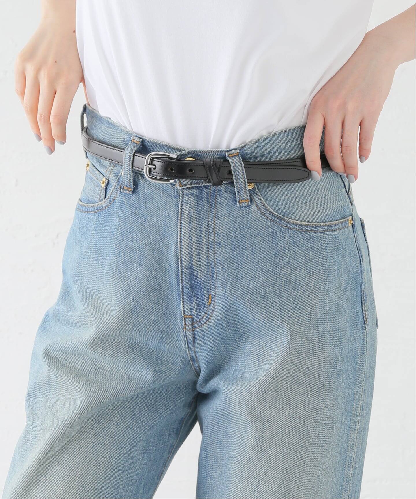 TORY LEATHER CO. / トリーレザー 3/4 INCH CROSSED ベルト（ベルト