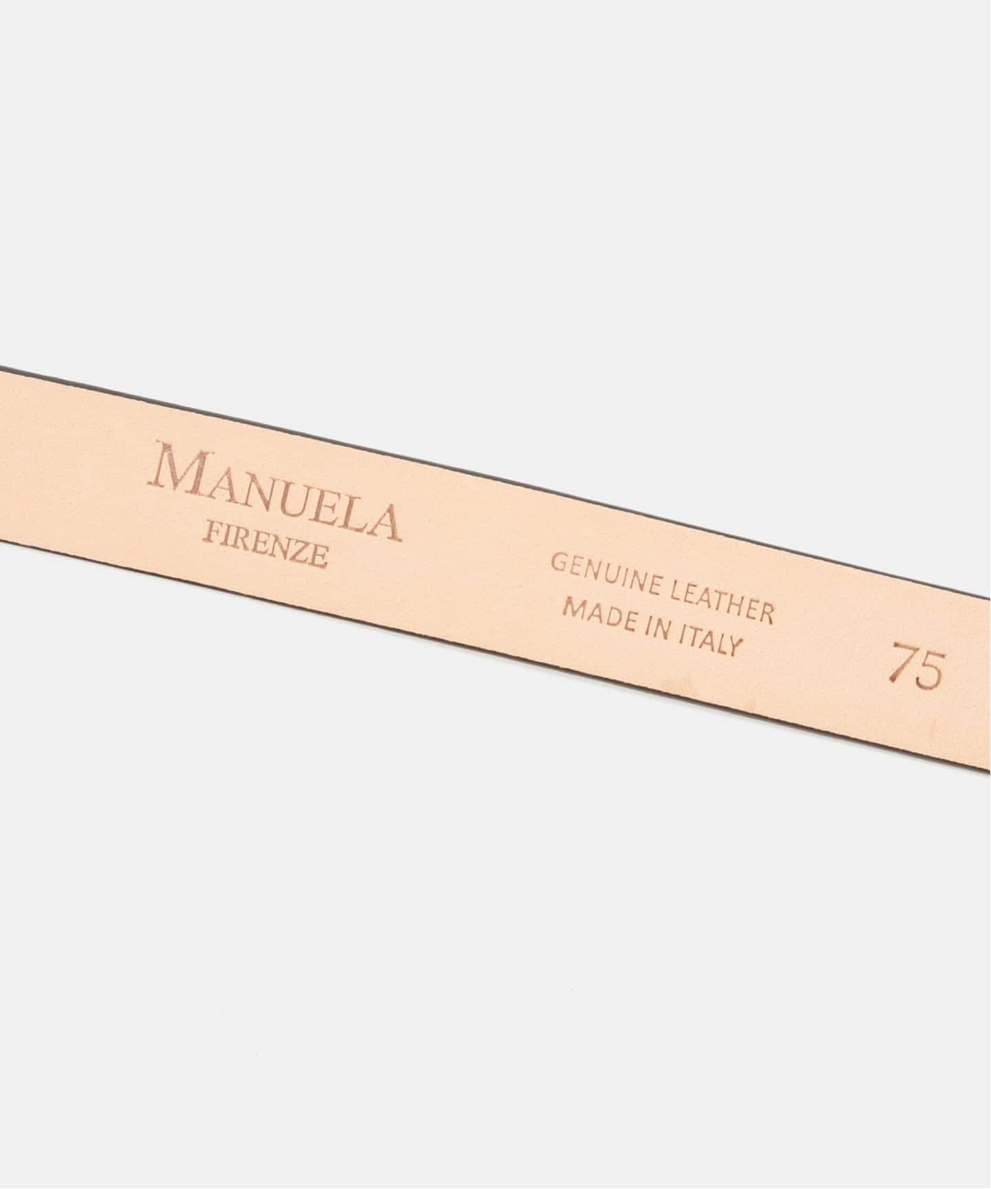 MANUELA マヌエラ レザーベルト H;20mm Printed Croco 102254CO