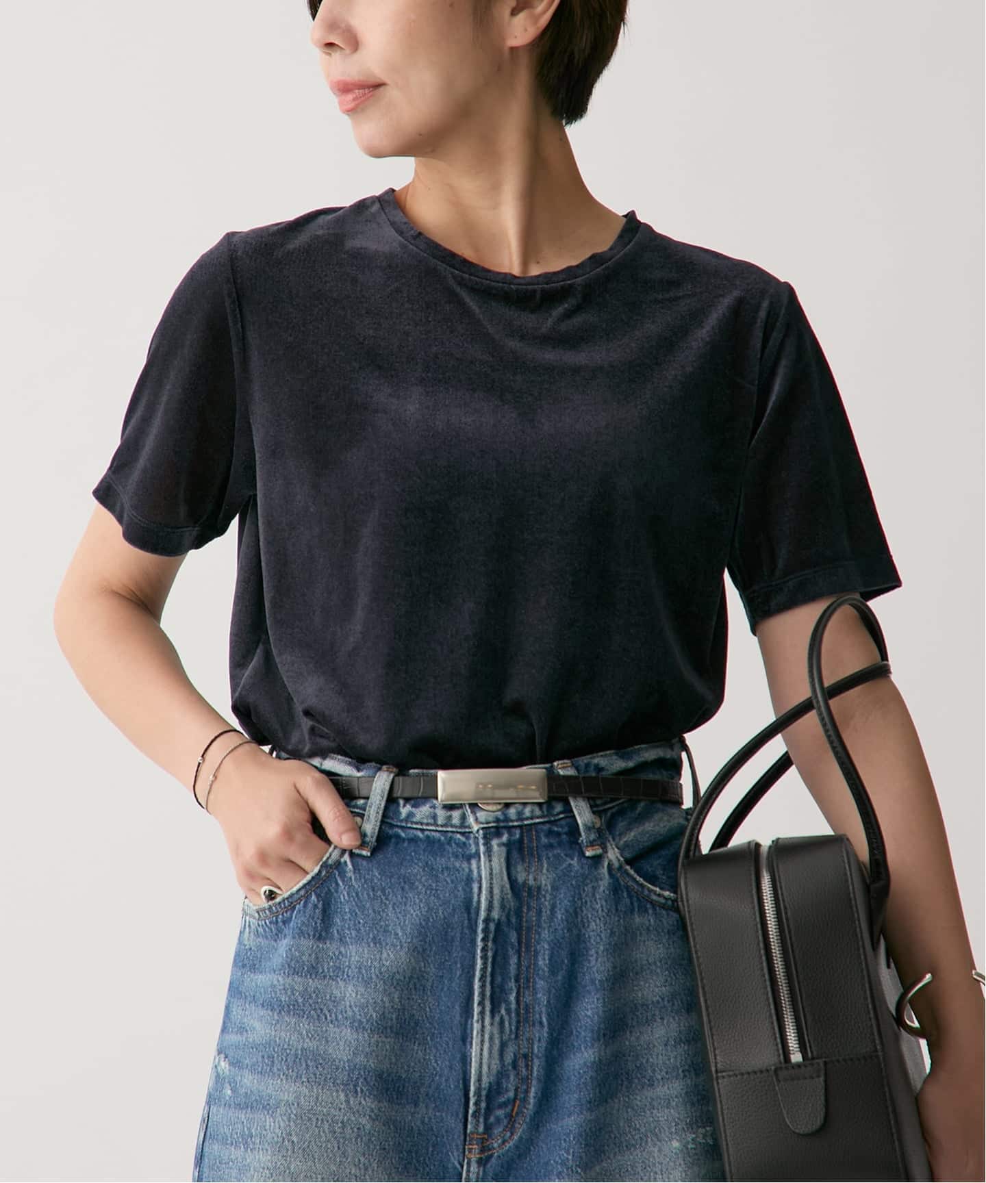 MAISON CANAU メゾンカナウ Belt クロコ MCLB5B01（ベルト）｜VERMEIL