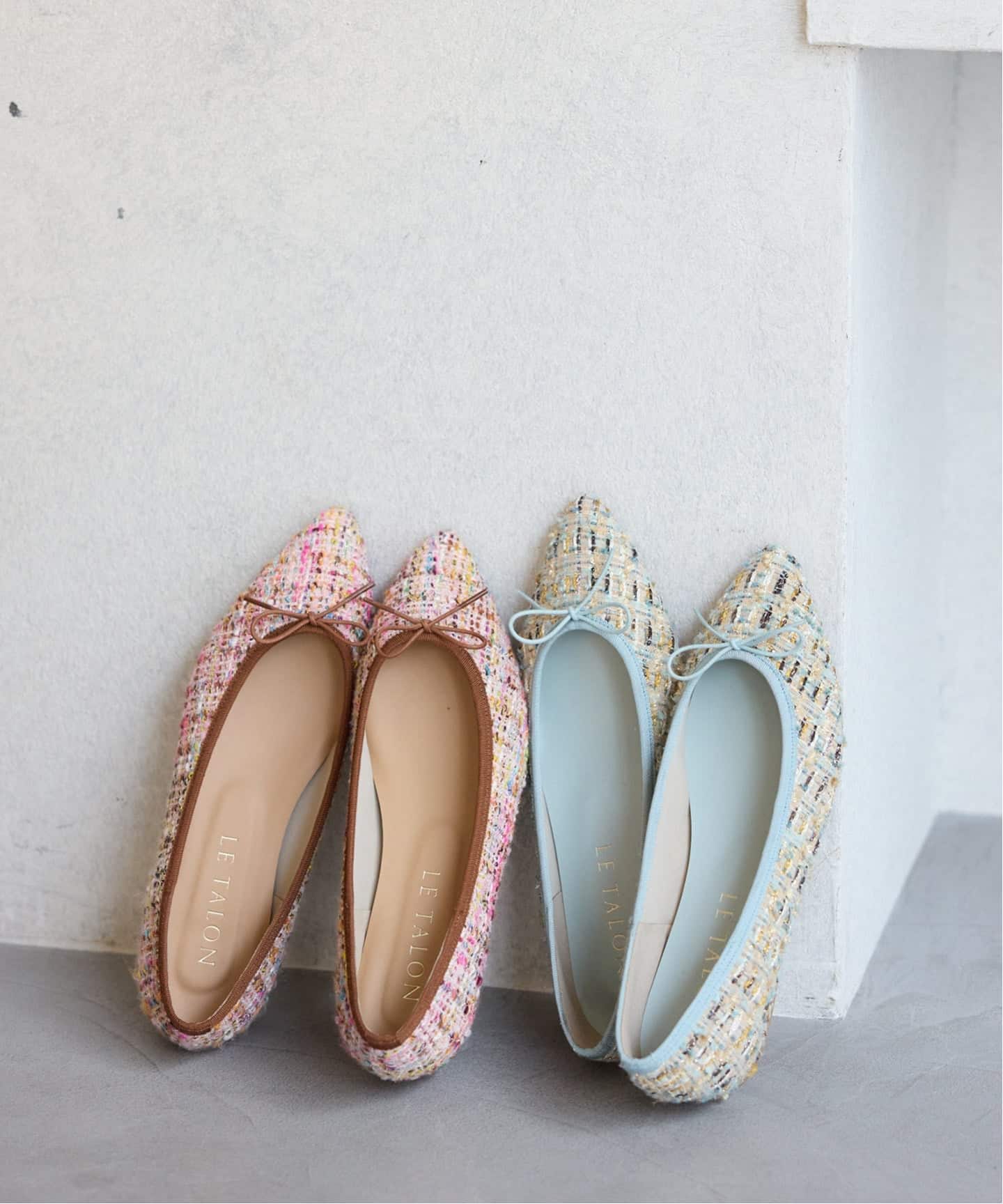 ポインテッドツイードバレエ（バレエシューズ）｜LE TALON（ル タロン