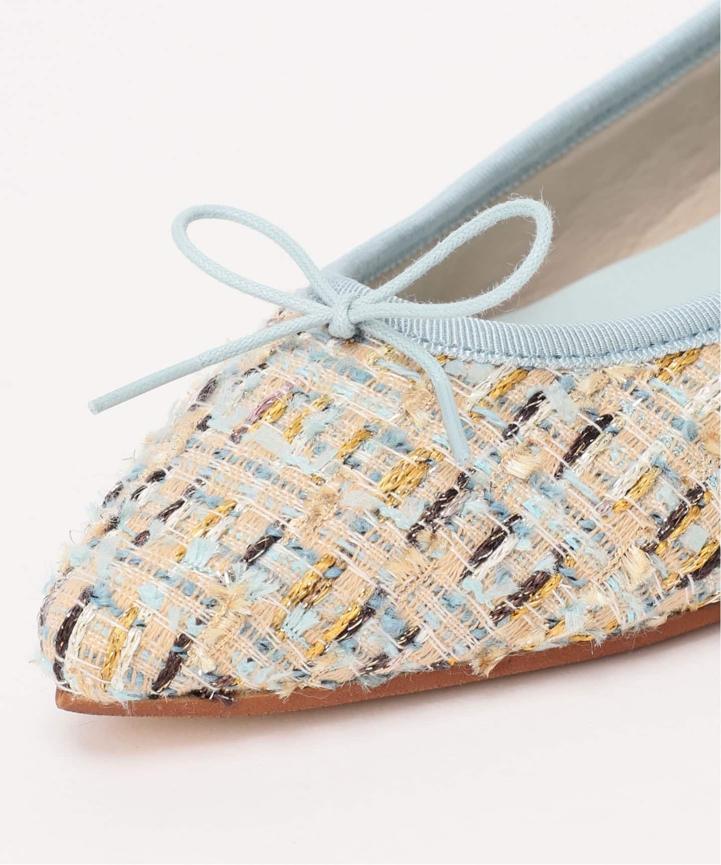 ポインテッドツイードバレエ（バレエシューズ）｜LE TALON（ル タロン