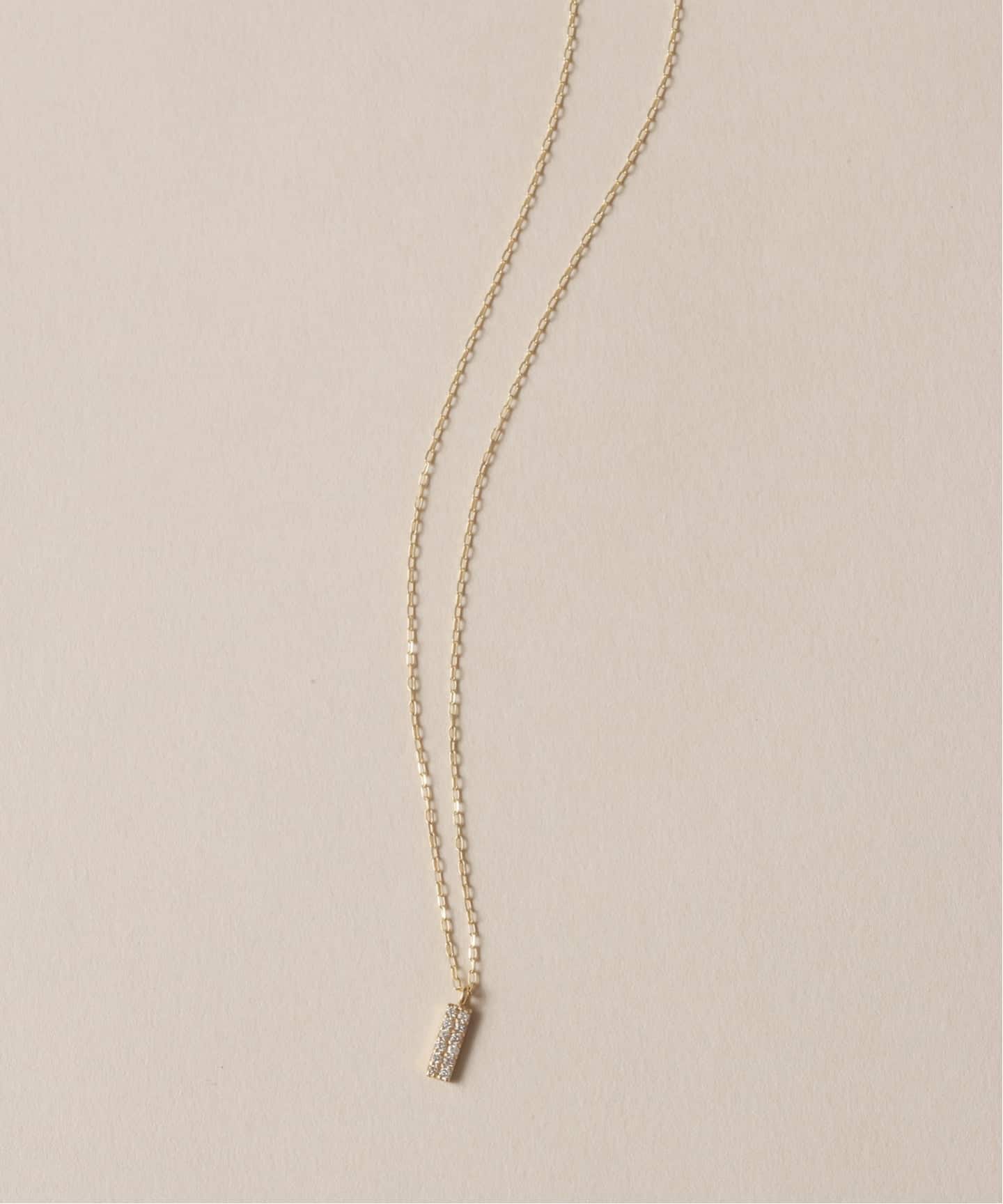 プチダイヤバーネックレス K10（ネックレス）｜Lilas（リラ）の通販