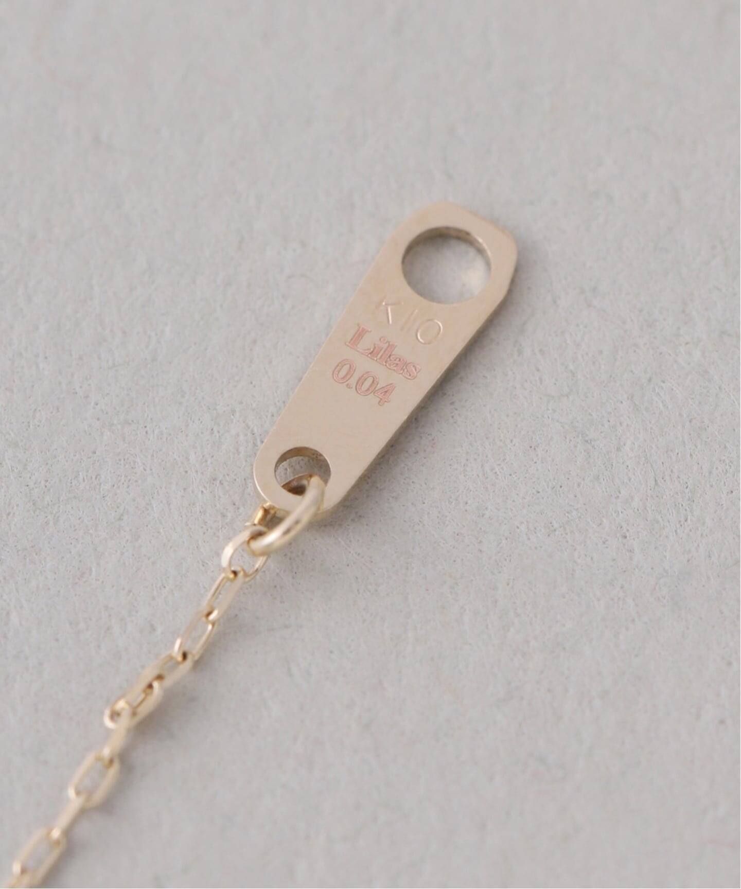 プチダイヤサークルネックレス K10（ネックレス）｜Lilas（リラ）の