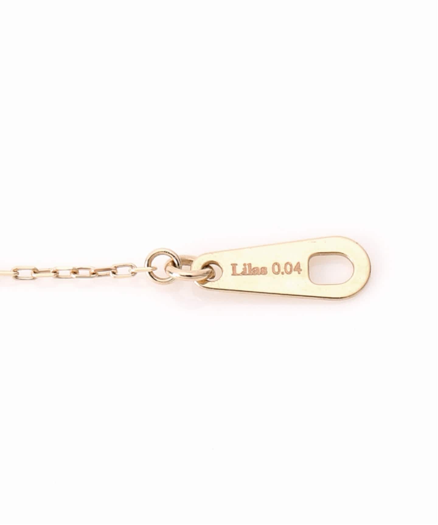 WEB限定》ボックスダイヤ12mmバーネックレス K10（ネックレス）｜Lilas