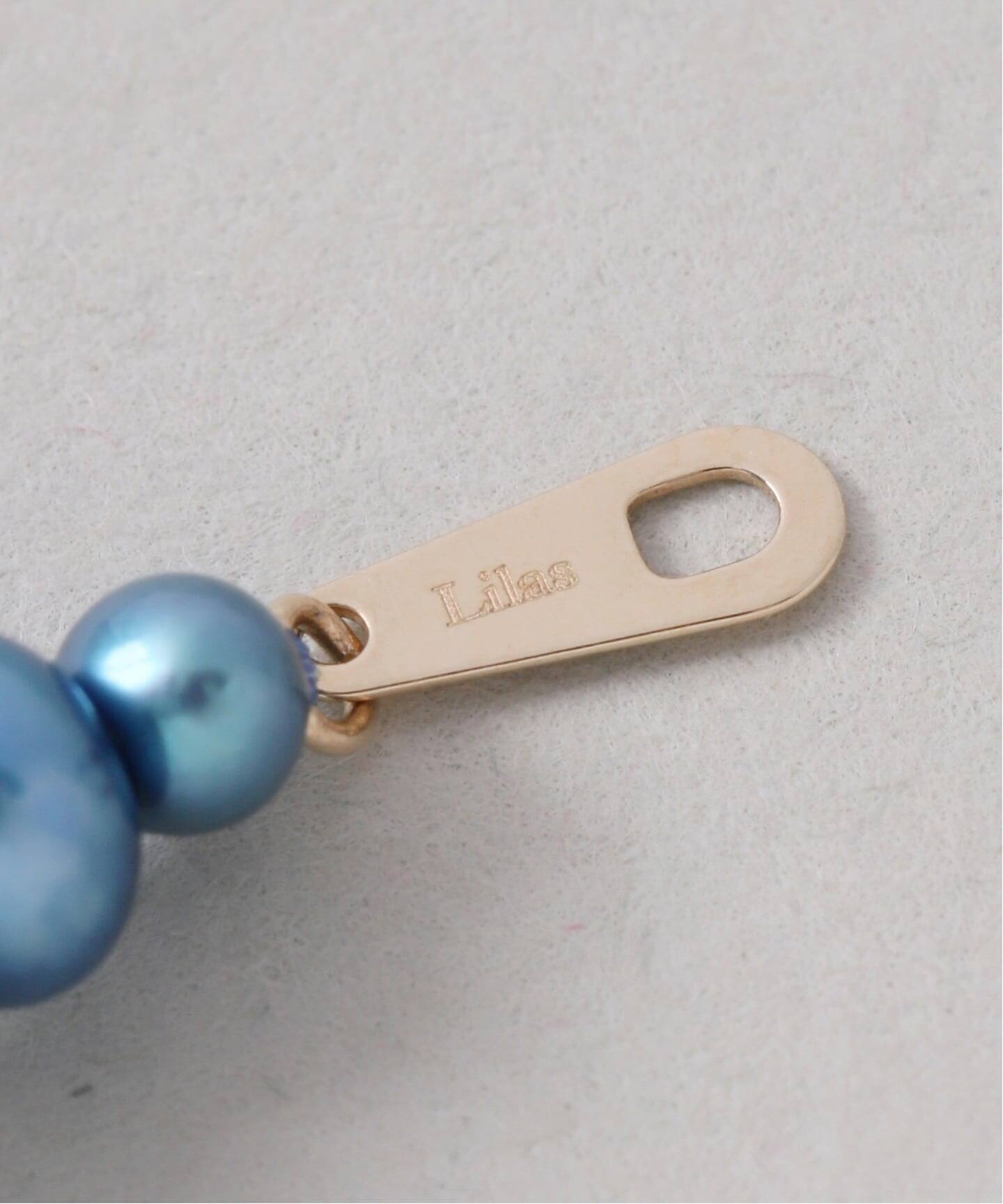 インディゴパール40cmネックレス K10（ネックレス）｜Lilas（リラ）の